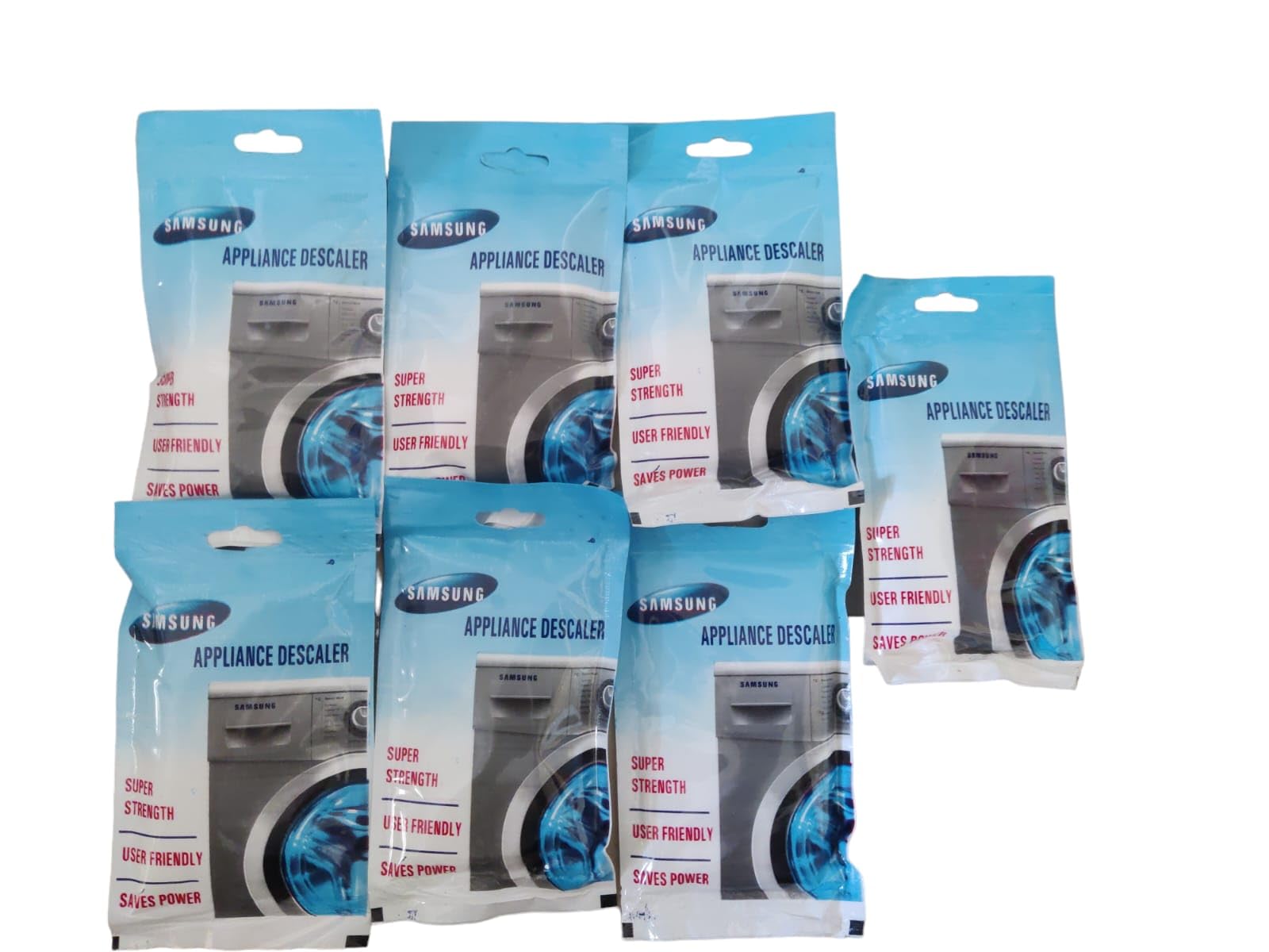Descaling Washing Powder Compatible for Samsung Washing Machine Front Load and Top Load | Cleaning Powder Descaling Powder Drum Cleaner (Pack of 7) (B0CNM8P8NY) Amazon Price History, Amazon Price Tracker