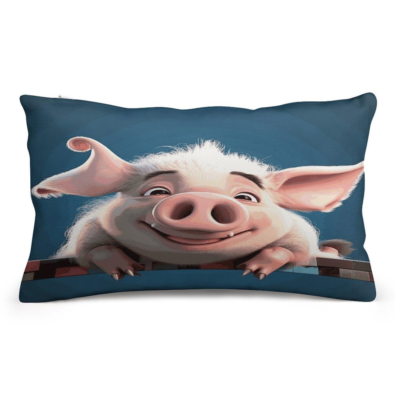 Wsoihfec Style Smiling (22) Throw Pillow Covers Decorative, Pillow Cases Soft Plush, Modern Farmhouse Boho Cushion Cover For Bed Couch Sofa Living Room Spring Decor8 X12