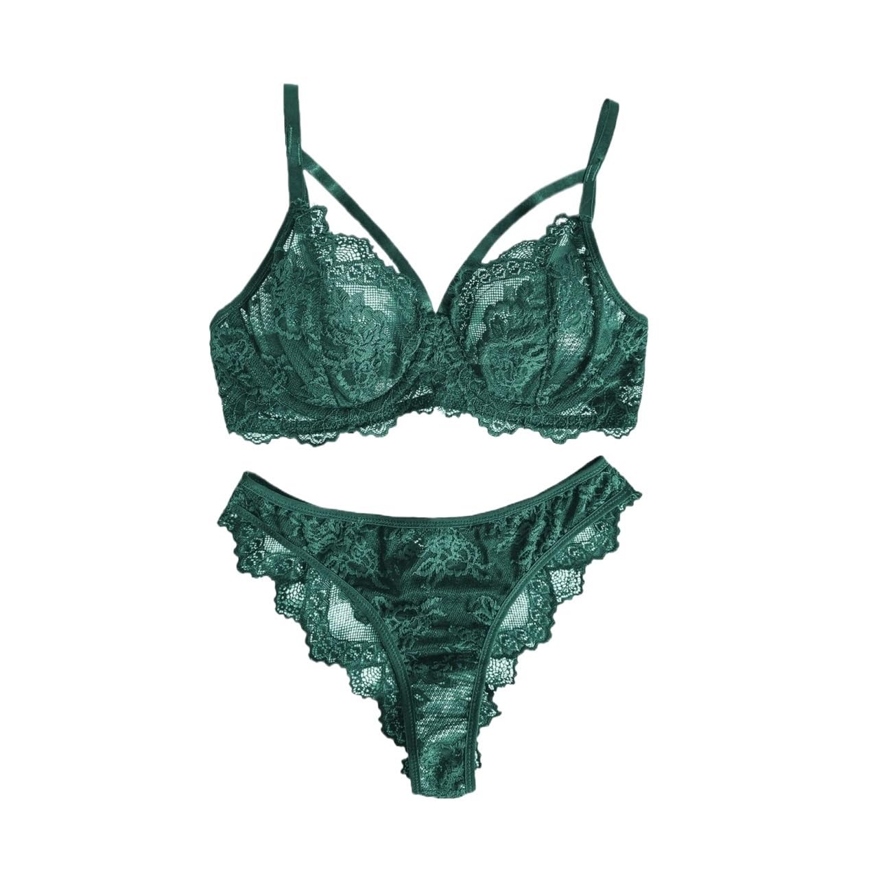 Lencería y ropa interior para mujer, bragas de encaje con aros