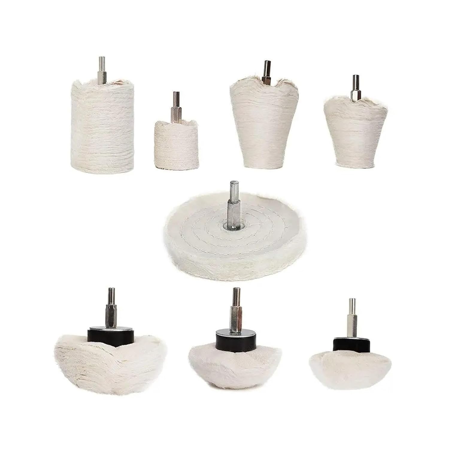 Car Polishing Cone Buffing Cloth Wheel Pad Wool Waxing Polish Polisher Adapter Cleaning Tool