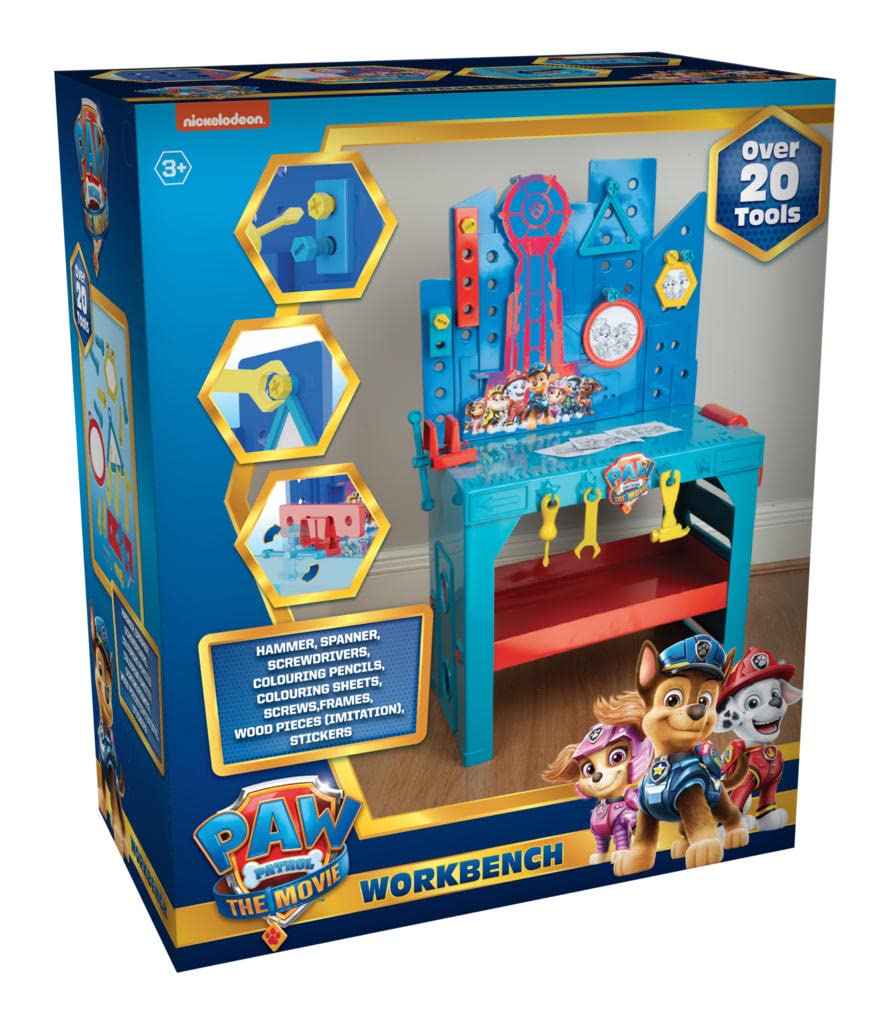 PAW PATROL Établi avec plus de 20 outils | Pour enfants de 3 ans et plus