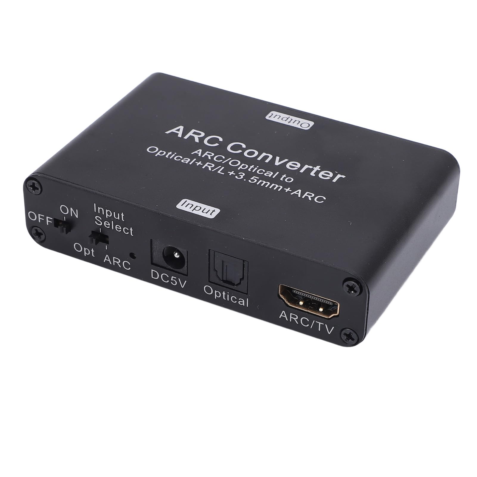 Generic Adaptador ARC Convertidor Digital a Analógico de 192 KHz, Transmisión de Sonido Perfecta, para Televisores Compatibles con ARC
