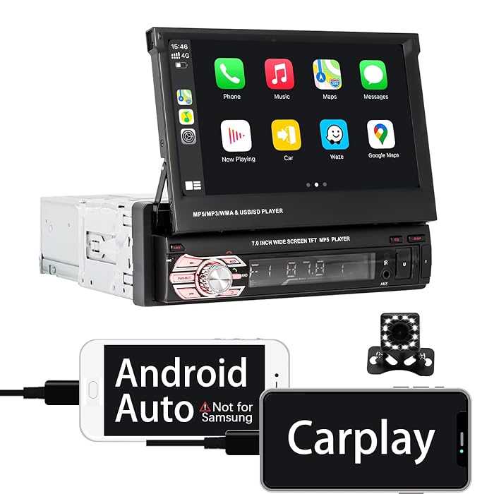 Buy Binize Car Stereo Single Din Apple 