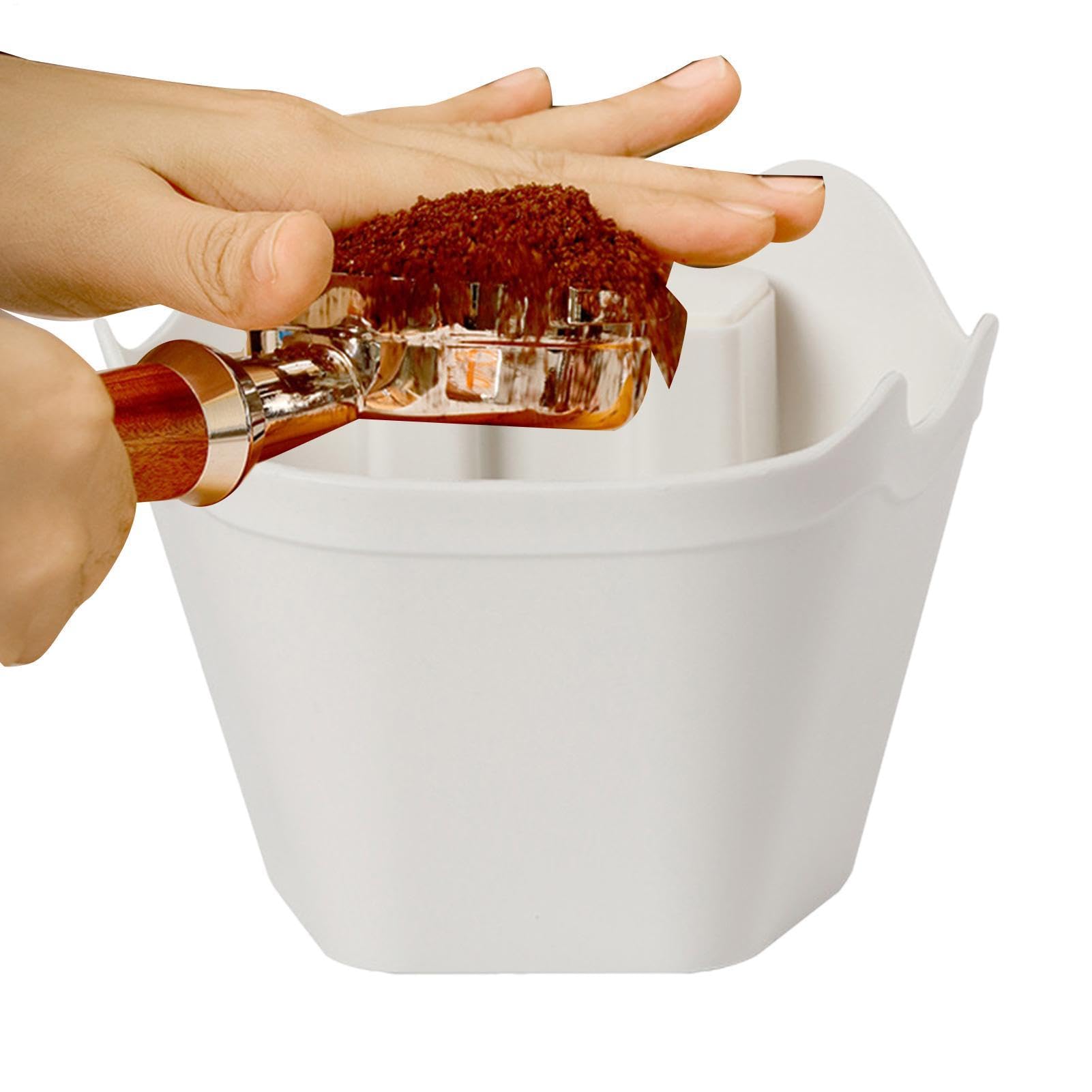 Coffee Grounds Knock Box cubo de café espresso contenedor antideslizante para golpear escoria