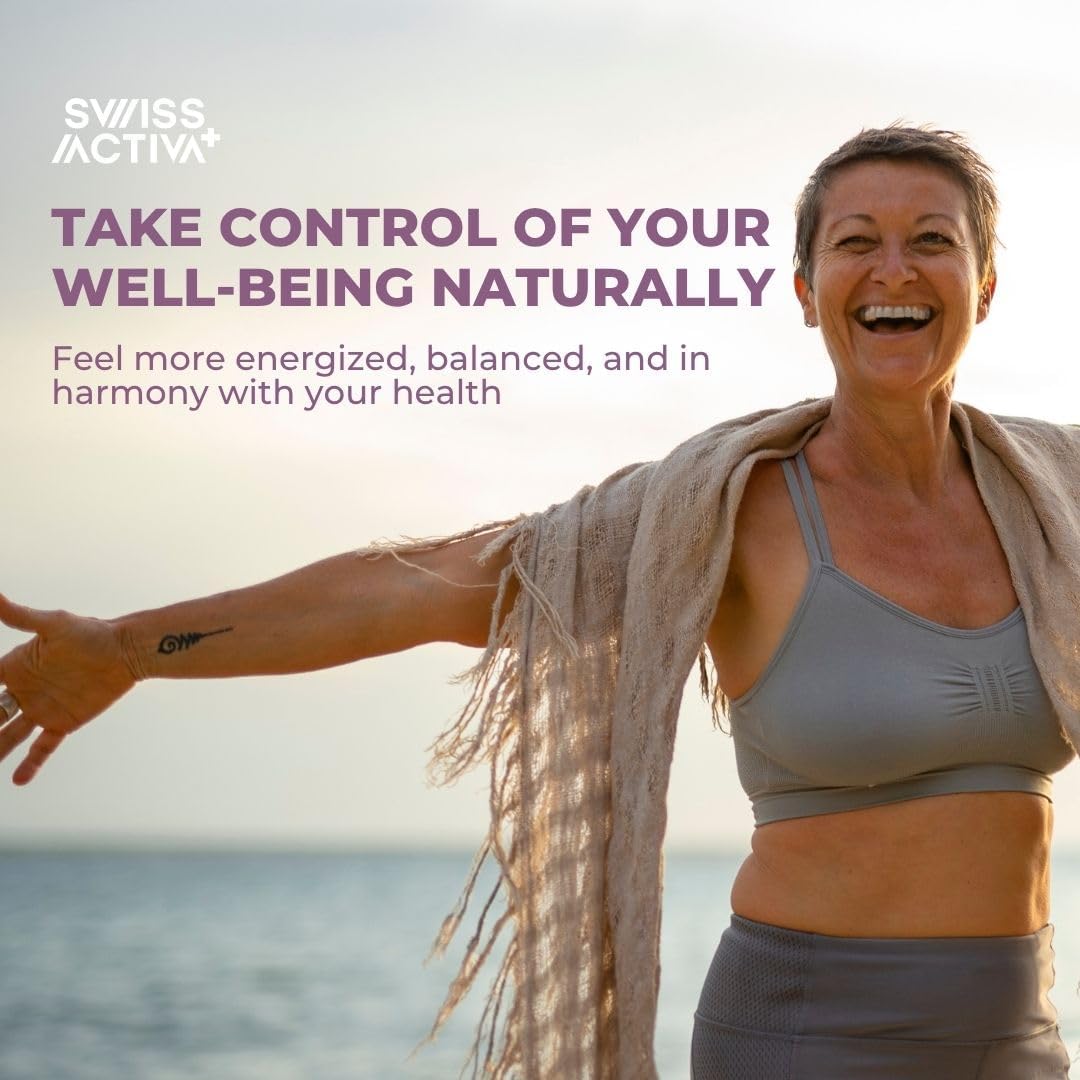 Swiss Activa+ Labs Myo Inositol & D-Chiro Inositol Supplement – 40:1 Ratio – Women’s Hormone Support – Supports Overall Menstrual Health & Metabolic Wellness – 90 Day Supply