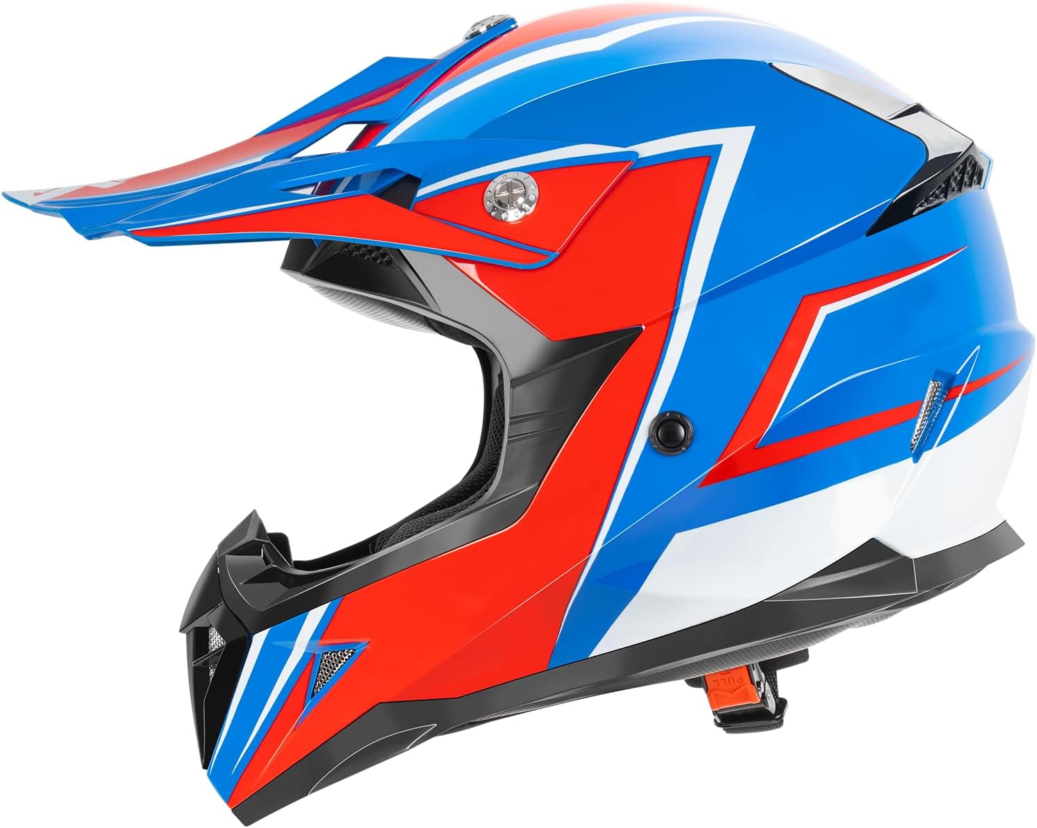 YEMA Adults Dirt Bike Helmets, Ventilated Motocross ATV Dirtbike Offroad BMX MX Helmets, DOT Approved Motorcycle Helmets, YM-915, Black
