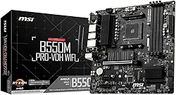 Placa Mãe MSI B550M PRO-VDH WIFI (AM4/4xDDR4/HDMI/DisplayPort/VGA/M.2/USB 3.2)