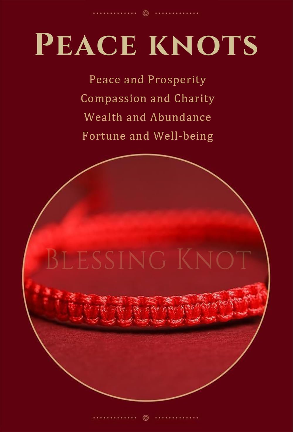 Fengshui Bracelet - Cinnabar Red String Bracelet for Women, Handwoven Lucky Protection Jewelry, Couple Matching Spiritual Fashion Accessory - Image 9