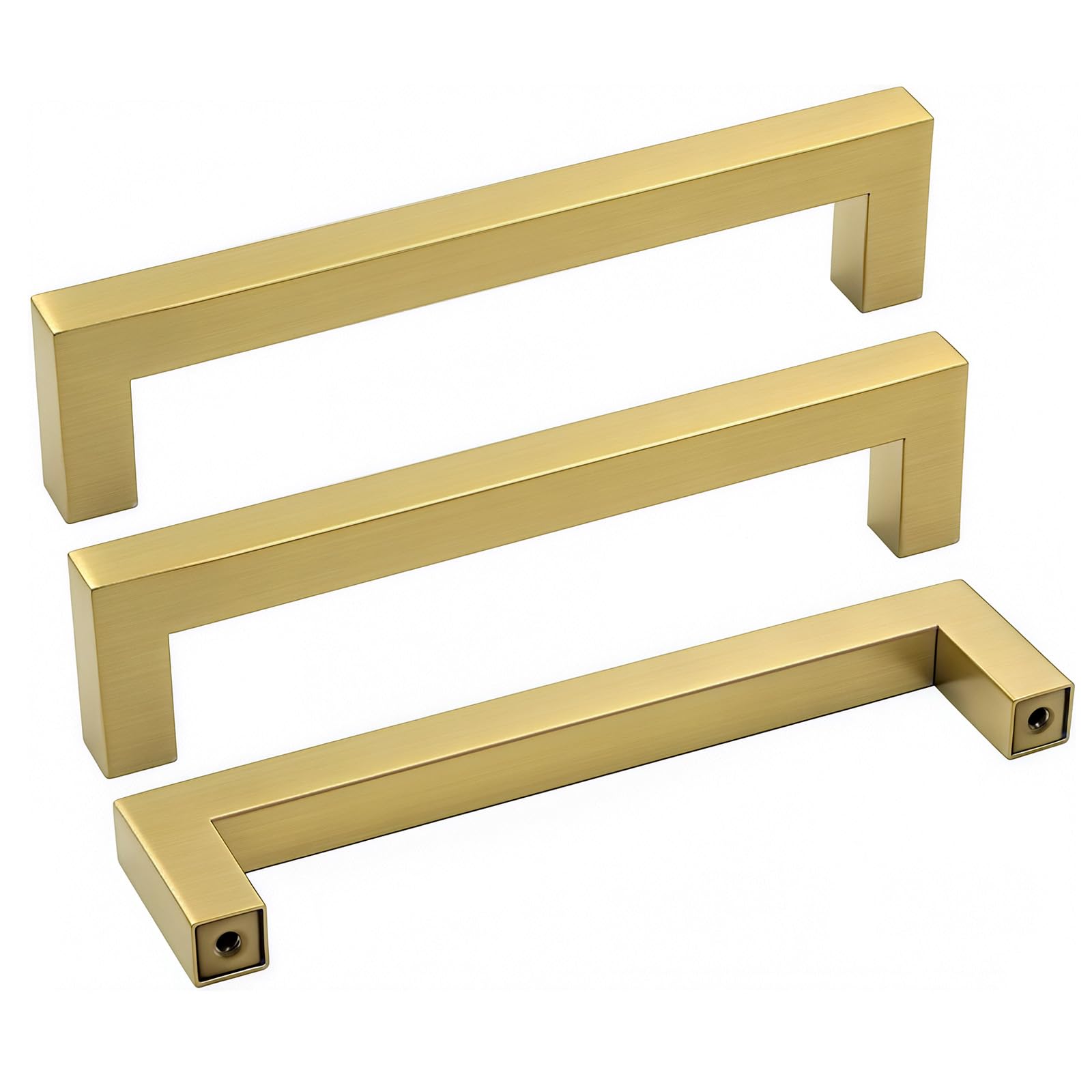 Goldenwarm 10 Pack 5 Inch Gold Cabinet Handles Brushed Gold Cabinet Pulls — Amazon image 14