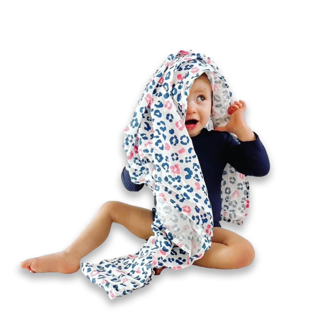 Leopard Print Muslin 100% Bamboo Extra Large 120cm Square Super Soft Burp Cloth Nursing Cover Summer Blanket Unisex-image-17