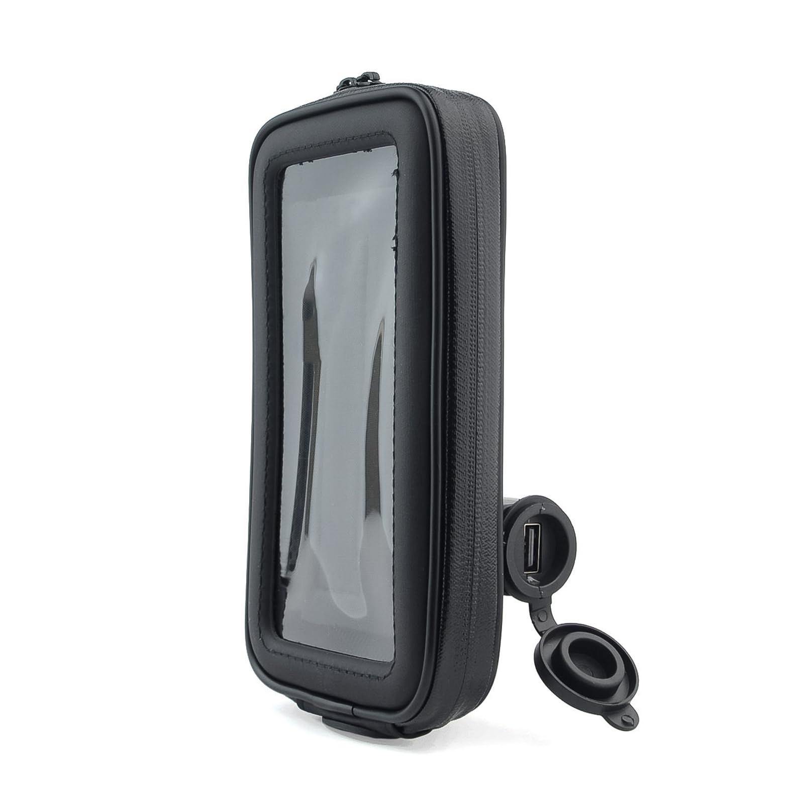NUEAYMS Motorcycle Handlebar Mount Cellphone Stand Motorbike Phone Bag with USB Port Mount Holder
