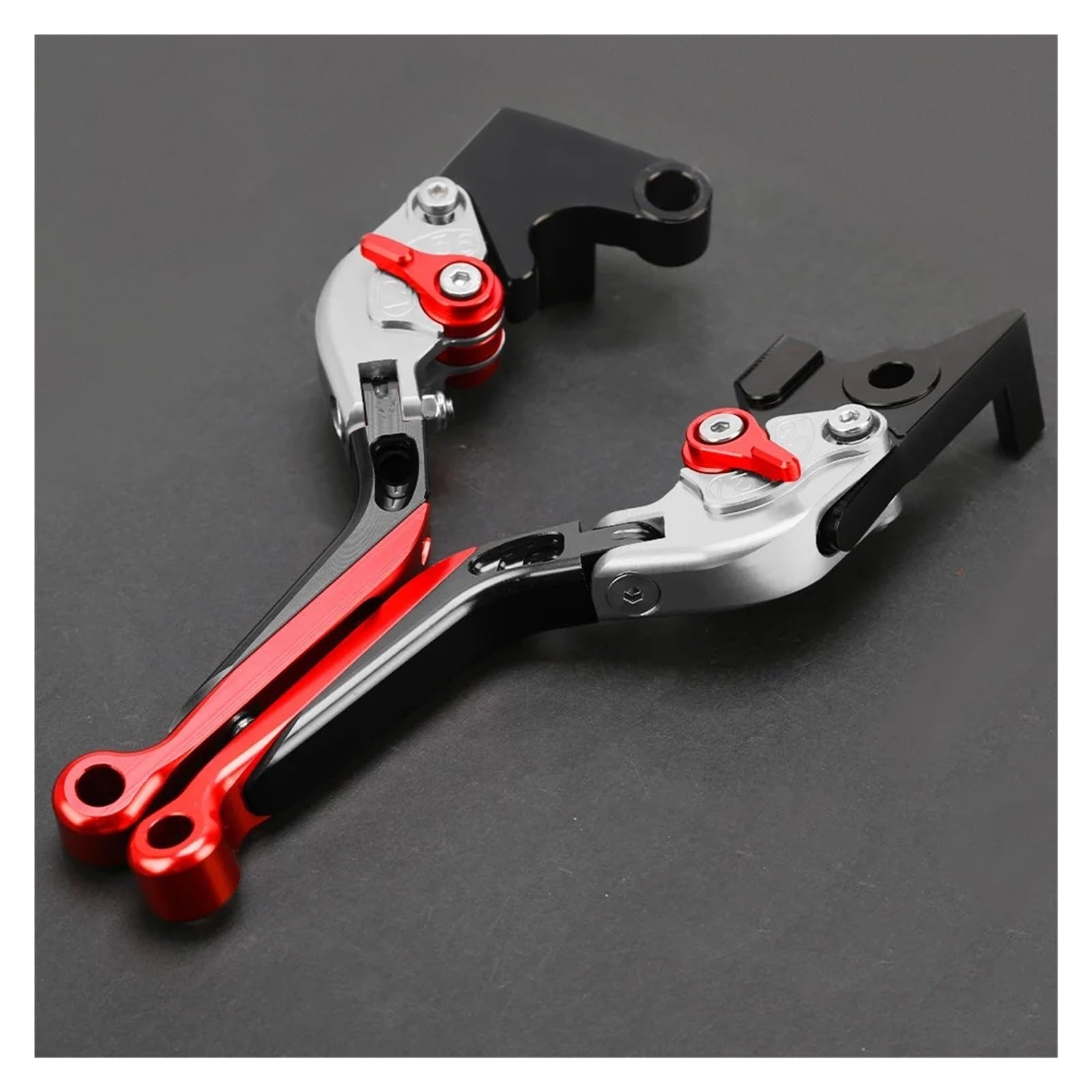 JWQEBNS Motorcycle Brake Clutch Levers for Ducati Streetfighter 848 S4RS Panigale V4 1200/S/GT Motorcycle Brake Clutch Levers Extendable Handles(S Style)