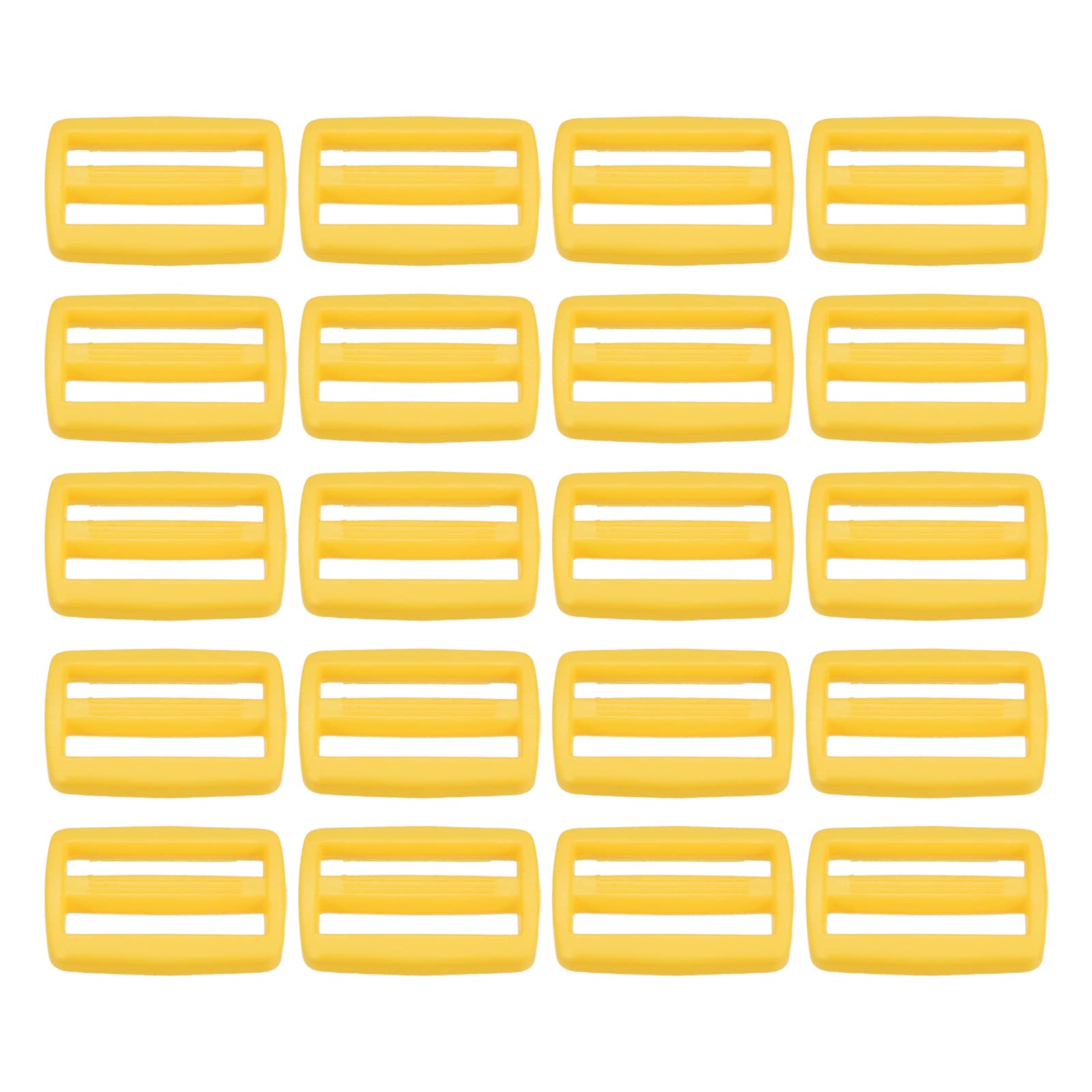 PATIKIL Tri-Glide Slide Buckles, Pack Webbing Strap Fastener for Backpack Bag Belt