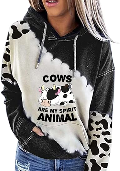 Amazon.com: JJSUnS Sudaderas con capucha estampadas para mujer, de manga  larga, con bolsillos : Ropa, Zapatos y Joyería