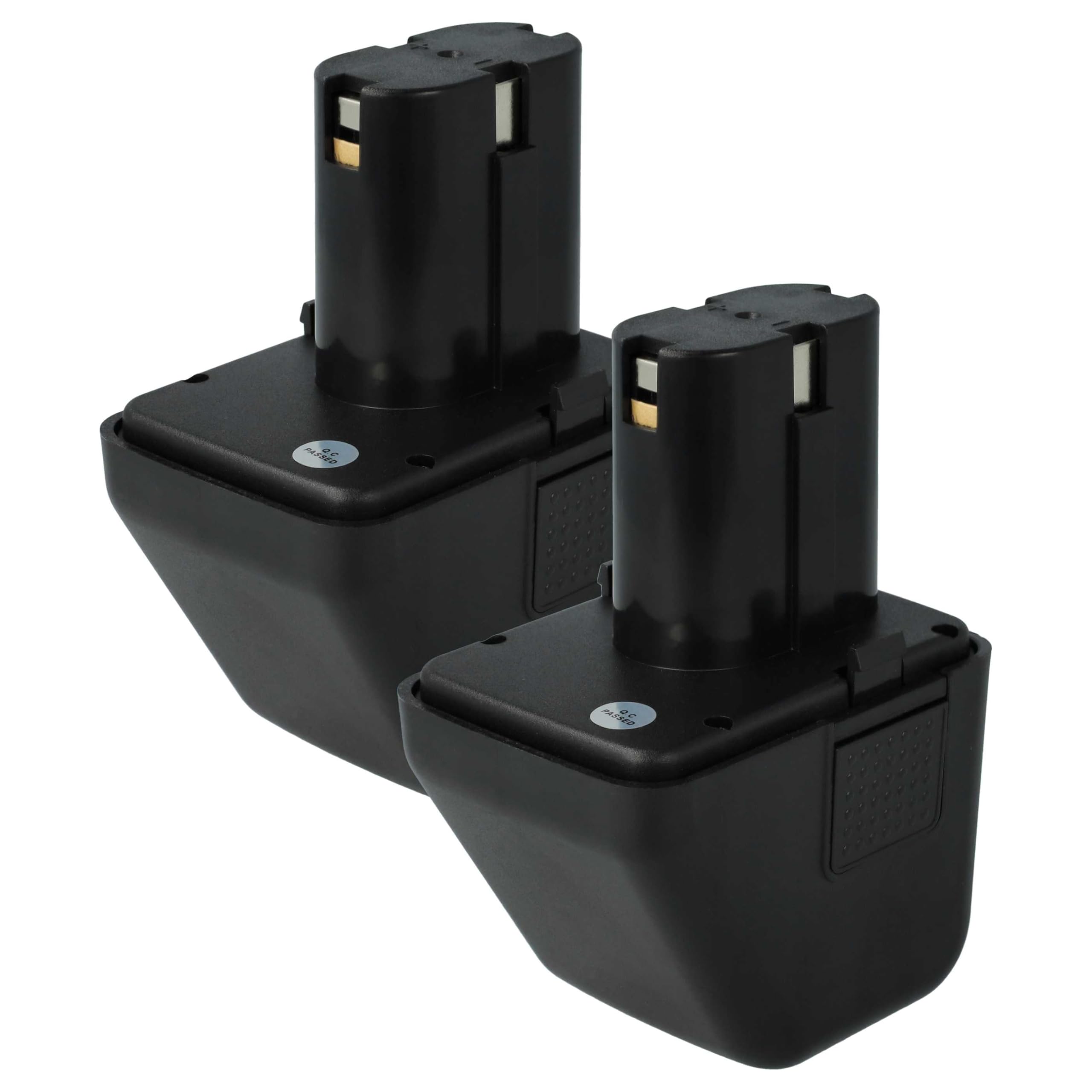 vhbw 2X batería Compatible con Gesipa Powerbird 12 V Herramienta, Herramienta colocación Remaches Ciegos (2000 mAh, NiMH, 12 V)