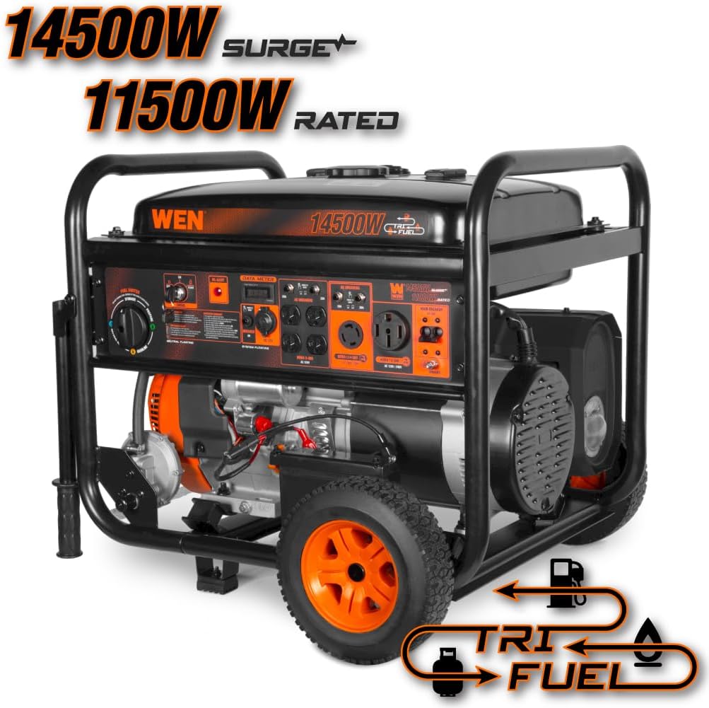 61HOySHf2yL._AC_SL1017_ WEN 14500 Generator Review: Tri-Fuel Generator