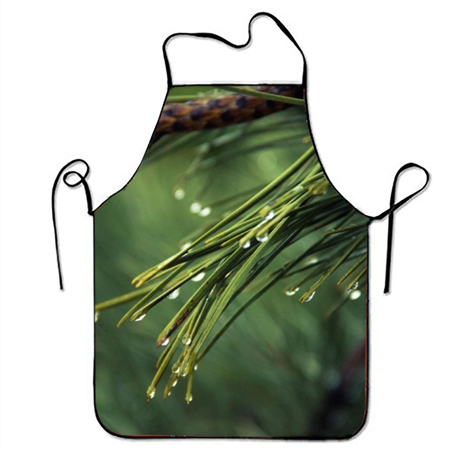 ghfghgfghnf Digital Printing Aprons Drops of Water Nature Nature for Men Stitched Edges