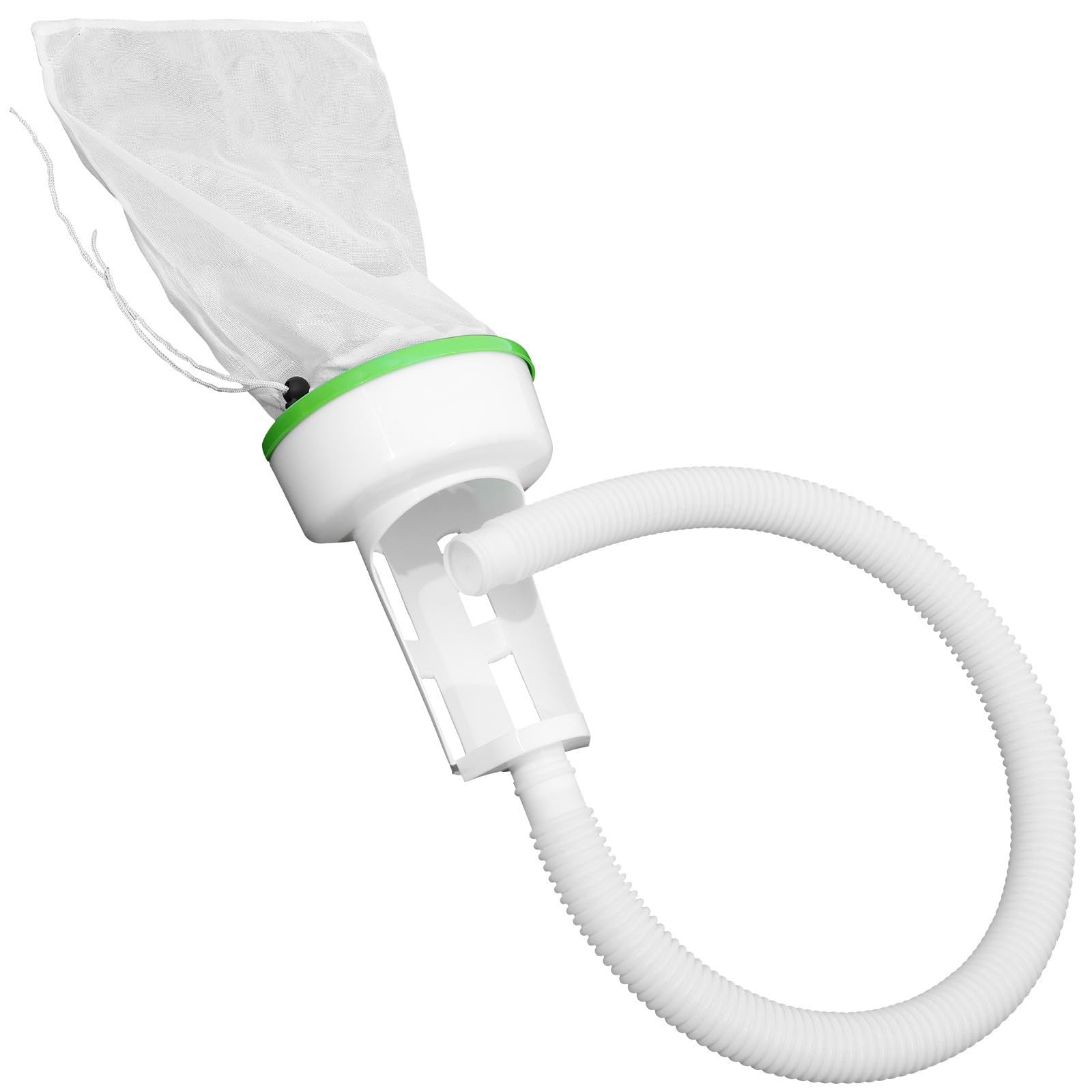 YARNOW Épuisette de Piscine Abs Blanc avec Grosse Capacité pour Réduire la Fréquence de Nettoyage et Collecter Feuilles Mortes et Débris Espaces Extérieurs et Piscines