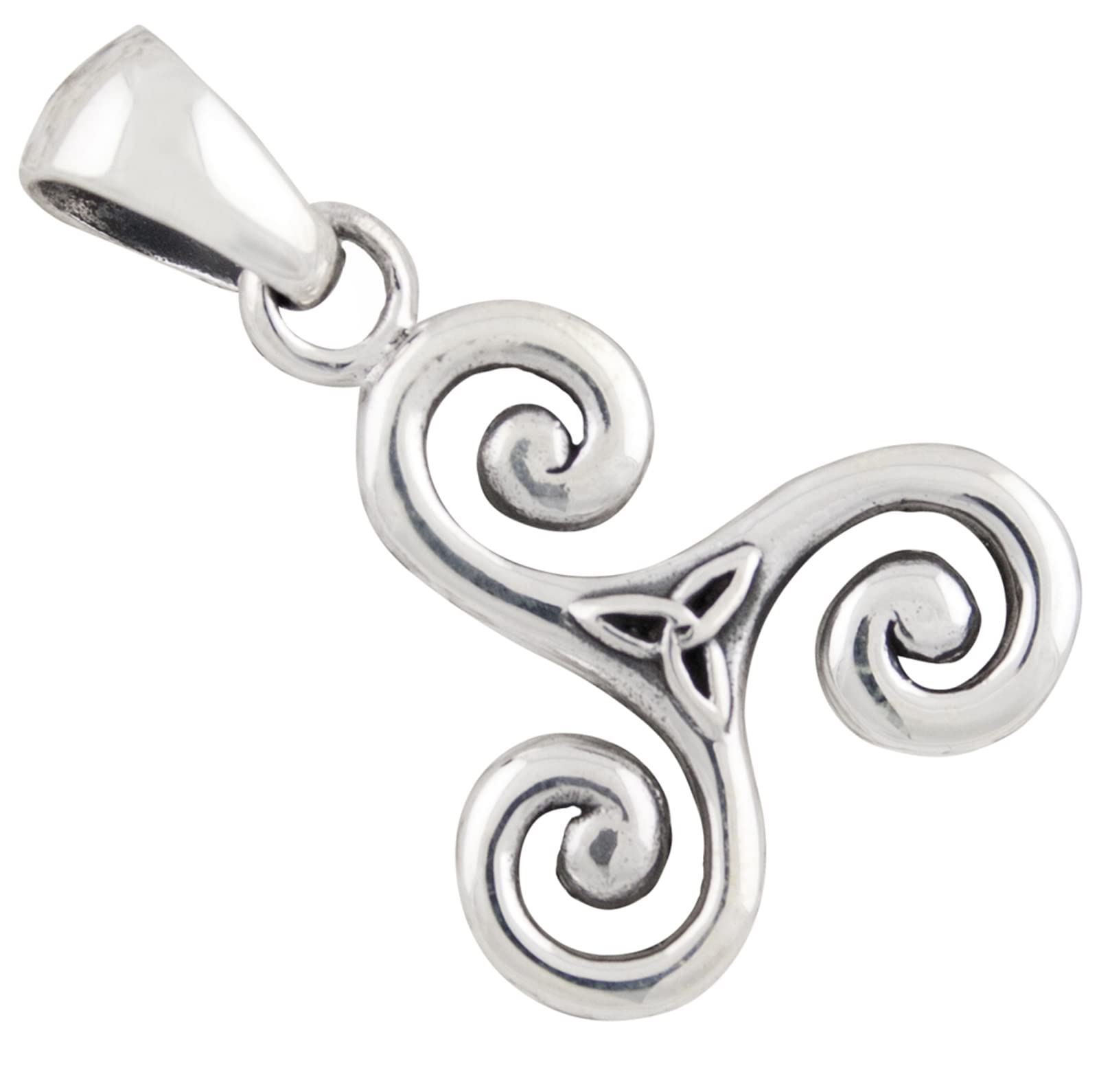 Triskèle Celtique, Pendentif en argent 925