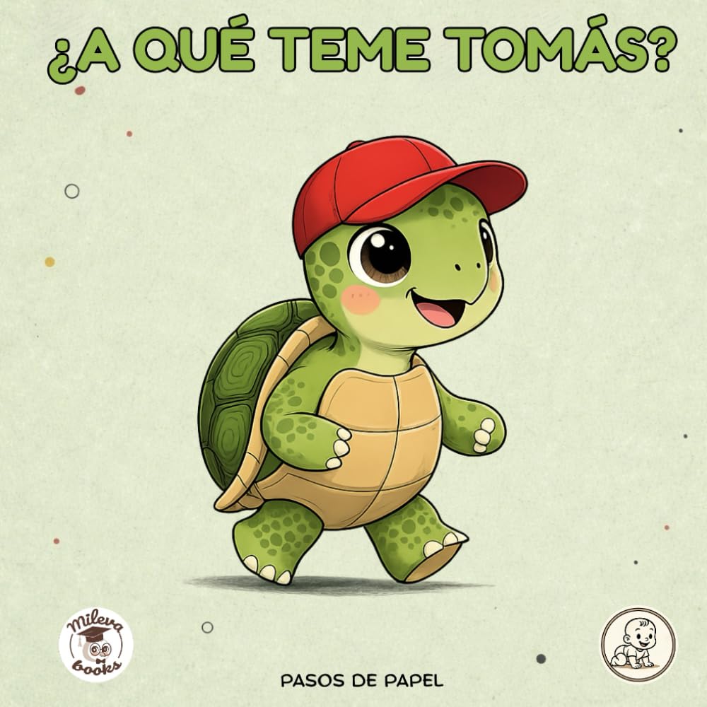 ¿A qué teme Tomás?: Aprender a leer con MAYÚSCULAS (a partir de 4 años) (Mileva Books) (Pasos de papel)