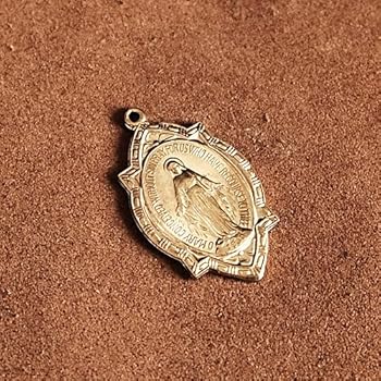 メダイ　K9 聖母マリア チャーム 不思議のメダイ シルバー ネックレス ペンダント ペンダントトップ