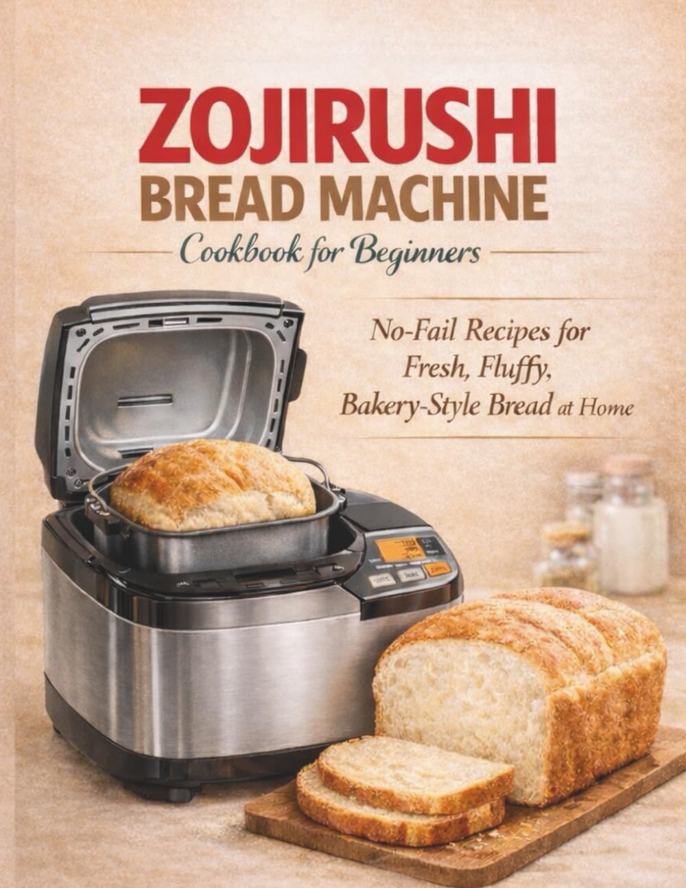 ZOJIRUSHI BREAD MACHINE COOKBOOK FOR BEGINNERS: No-Fail Recipes for Fresh, Fluffy, Bakery-Style Bread at Home