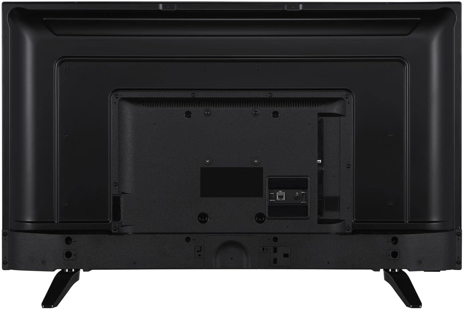 Posteriore view of the Digihome 4K Ultra HD 50Hz Smart TV showing input ports