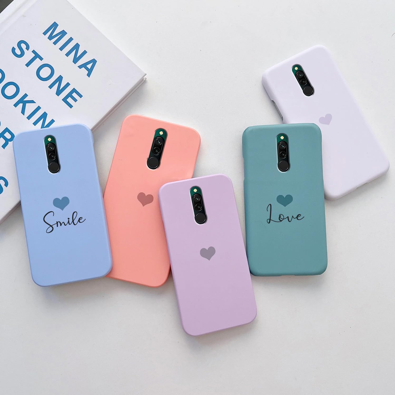COLORflow Back Cover case Compatible with REDMI 8 | Pastel Hearts Color Customized Back Cover Compatible with REDMI 8 (B0CZ9BRSLY) Amazon Price History, Amazon Price Tracker