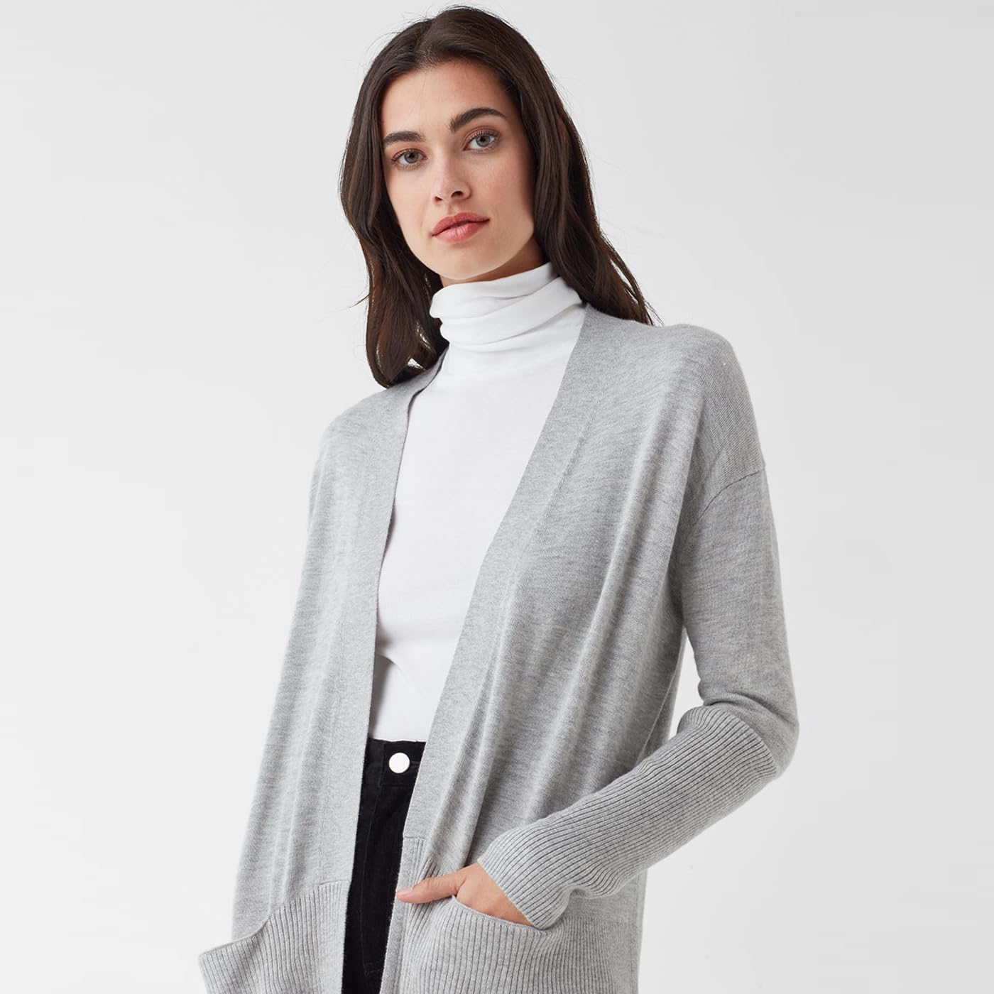 Splendid Womens Cash Blend Cardigan - Image 2