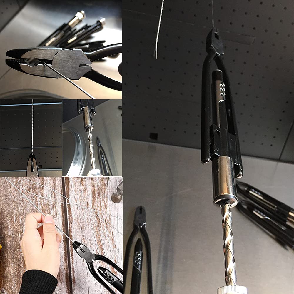 6 Inch Safety Wire Twisting Pliers Auto Return Electrical Safety Wire Pliers Torsion Pliers Screwdriver Fuse Pliers for Aircraft Auto Industry