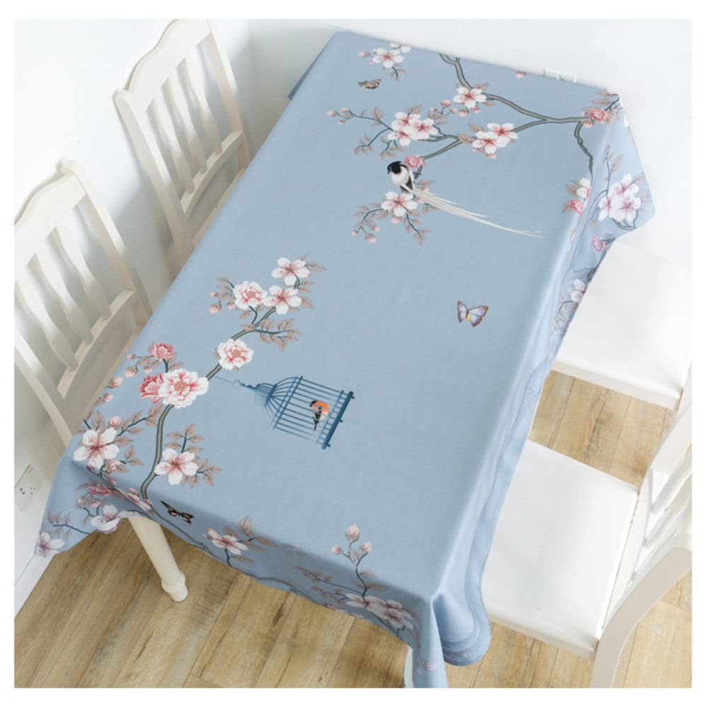 Nappe fleur de prunier imperméable pour table basse et pique-nique de jardin