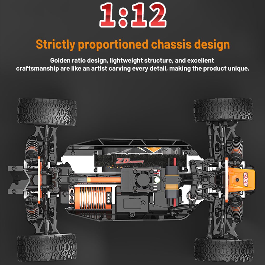 Amazon.co.jp: QUXVUIS ZD Racing BX-12 1/12 スケール ブラシレス