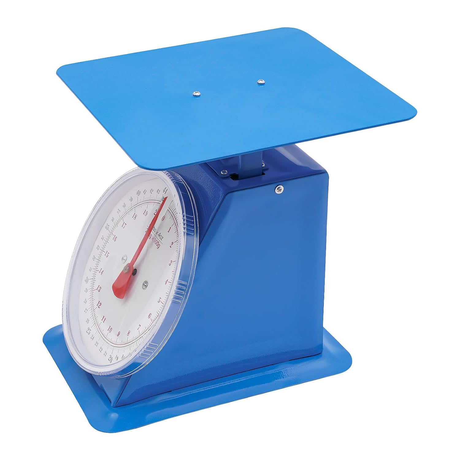 44lb / 20kg Heavy Duty Mechanical Kitchen Scale, Industrial Portion Control Scale with Detachable Platform