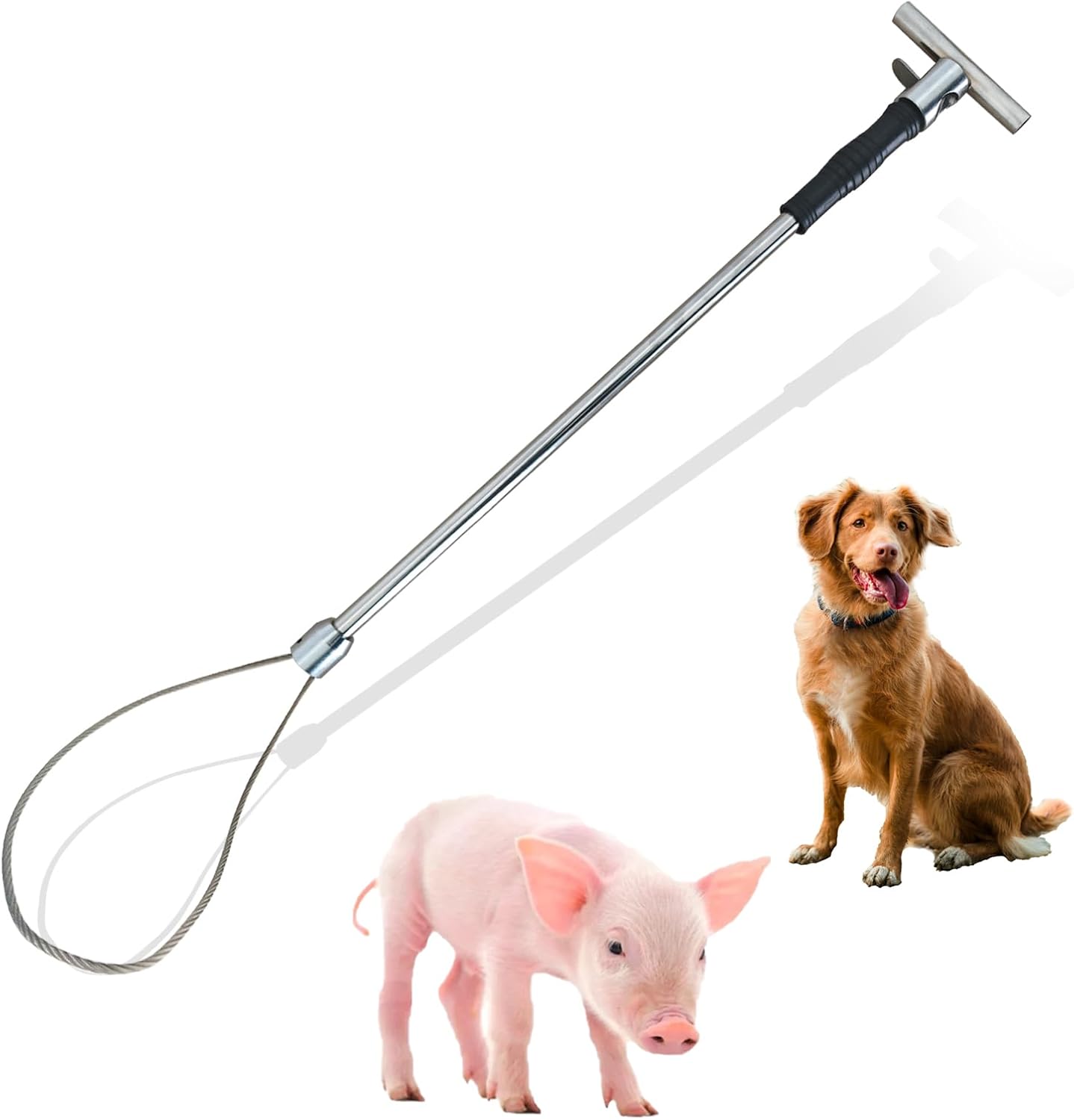 Fovima Hog Pig Catcher Pole Holder Control Tool Animal