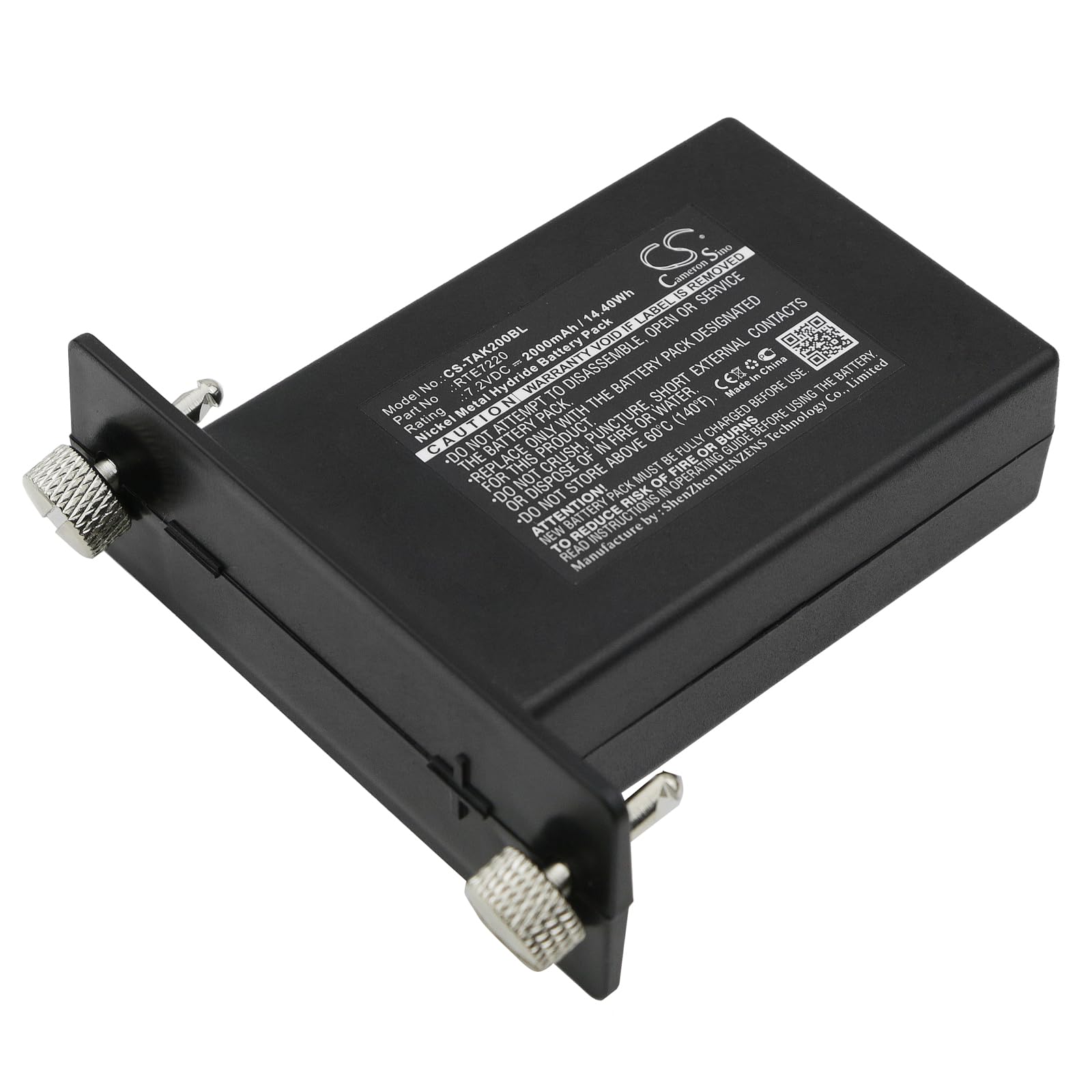 TECHTEK Batterie 2000mAh Compatible avec [Teletec] 10191556, AK2 Transmitter, AK2 Transmitter FW24, FW43, pour [Schwing] Betonpumpe remplace 491001057, RTE7220 FBA
