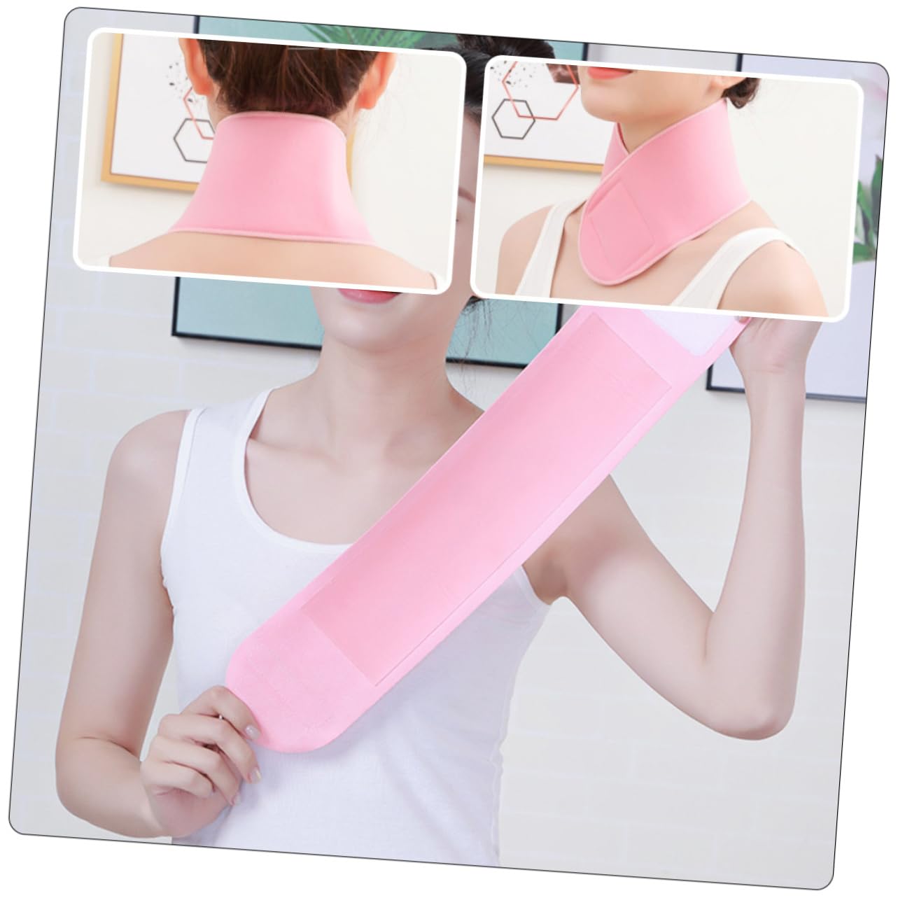 Gatuida 5piezas Reafirmante Para Cuello Antienvejecimiento Gel Hidratante Reutilizable y Para Cuidado Piel Del Cuello y Hombros