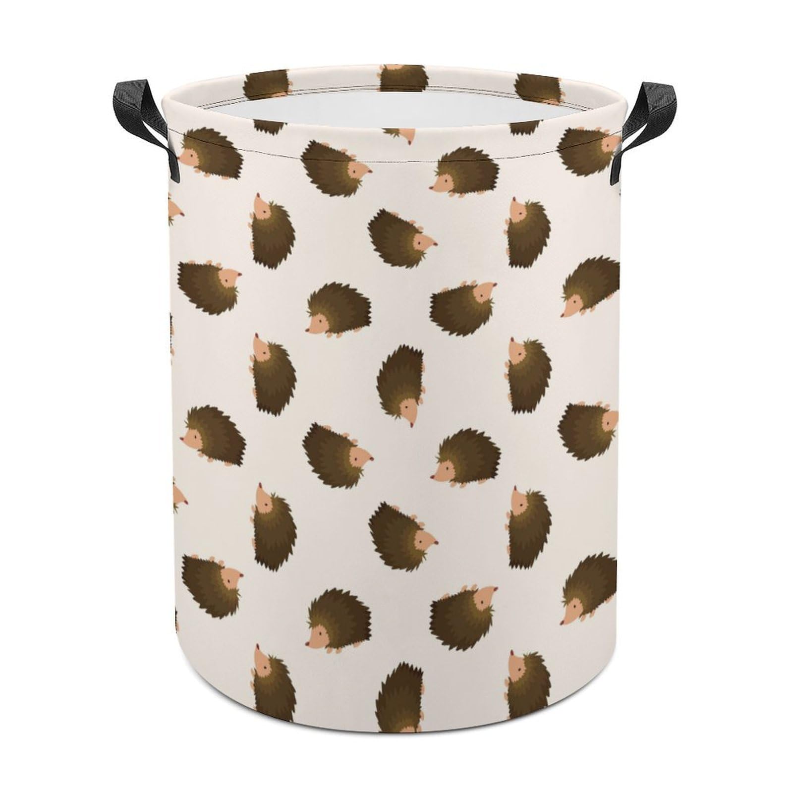 Lyfthologen Laundry Hamper, Cute Hedgehog Laundry Basket, Washing Basket with Handle