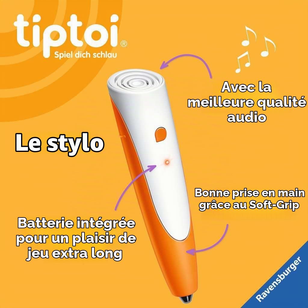 Ravensburger Kit de démarrage Tiptoi 00114 : Stylo et Livre de Ferme - système d'apprentissage pour Enfants à partir de 4 Ans