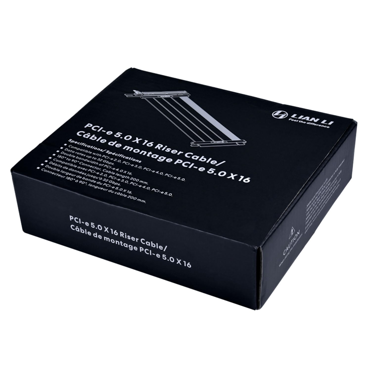 Lian Li PW-PCI-520X cavo piatto e a nastro (Lian Li PCIe 5.0 GPU Riser Cable - 20cm)