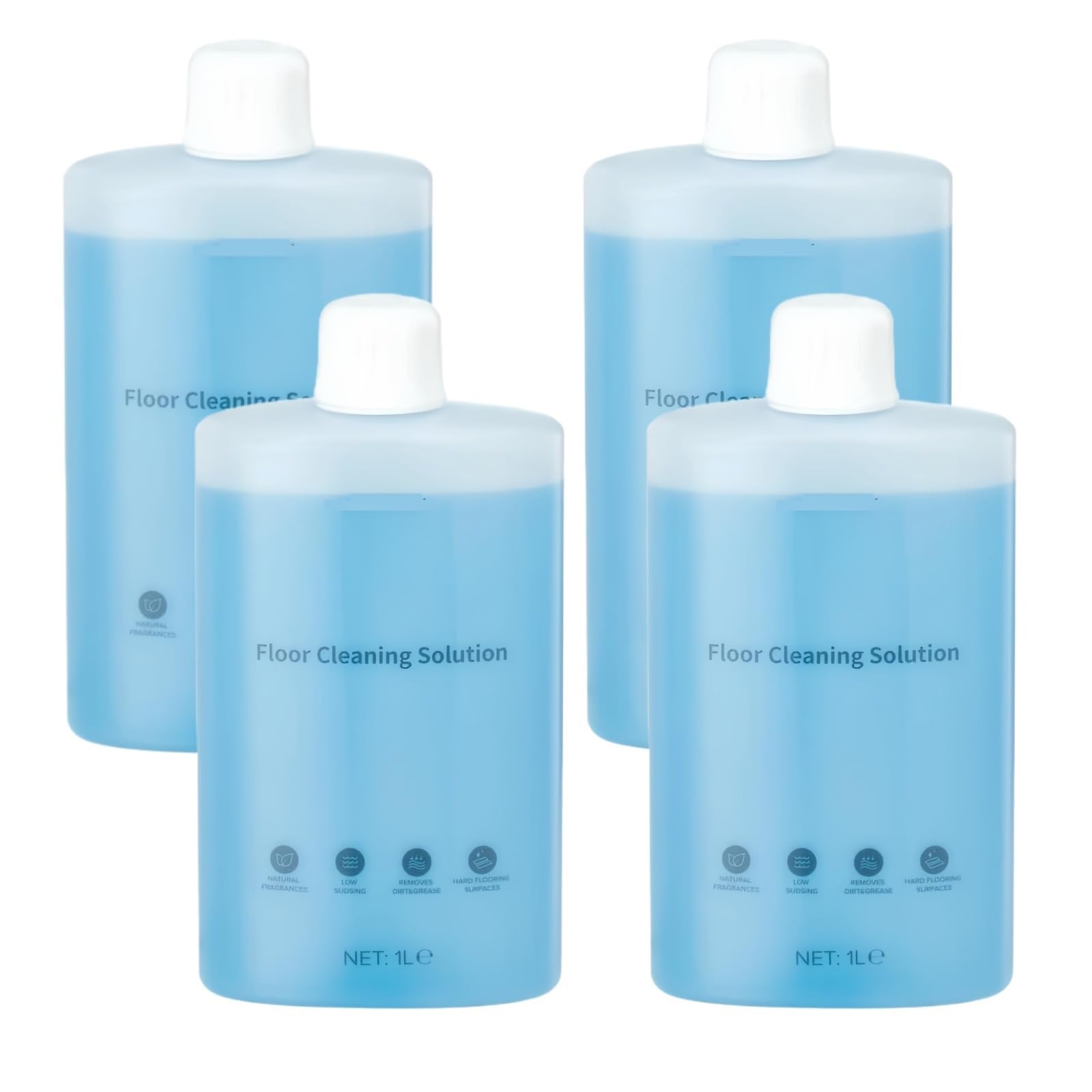 Solución limpiadora multisuperficie de 1000ml, compatible con Roborock Saros 10/10R/Z70, Q5 Pro/Q7/Q8/Q10, S7/S8, Qrevo y QV.(4pcs)
