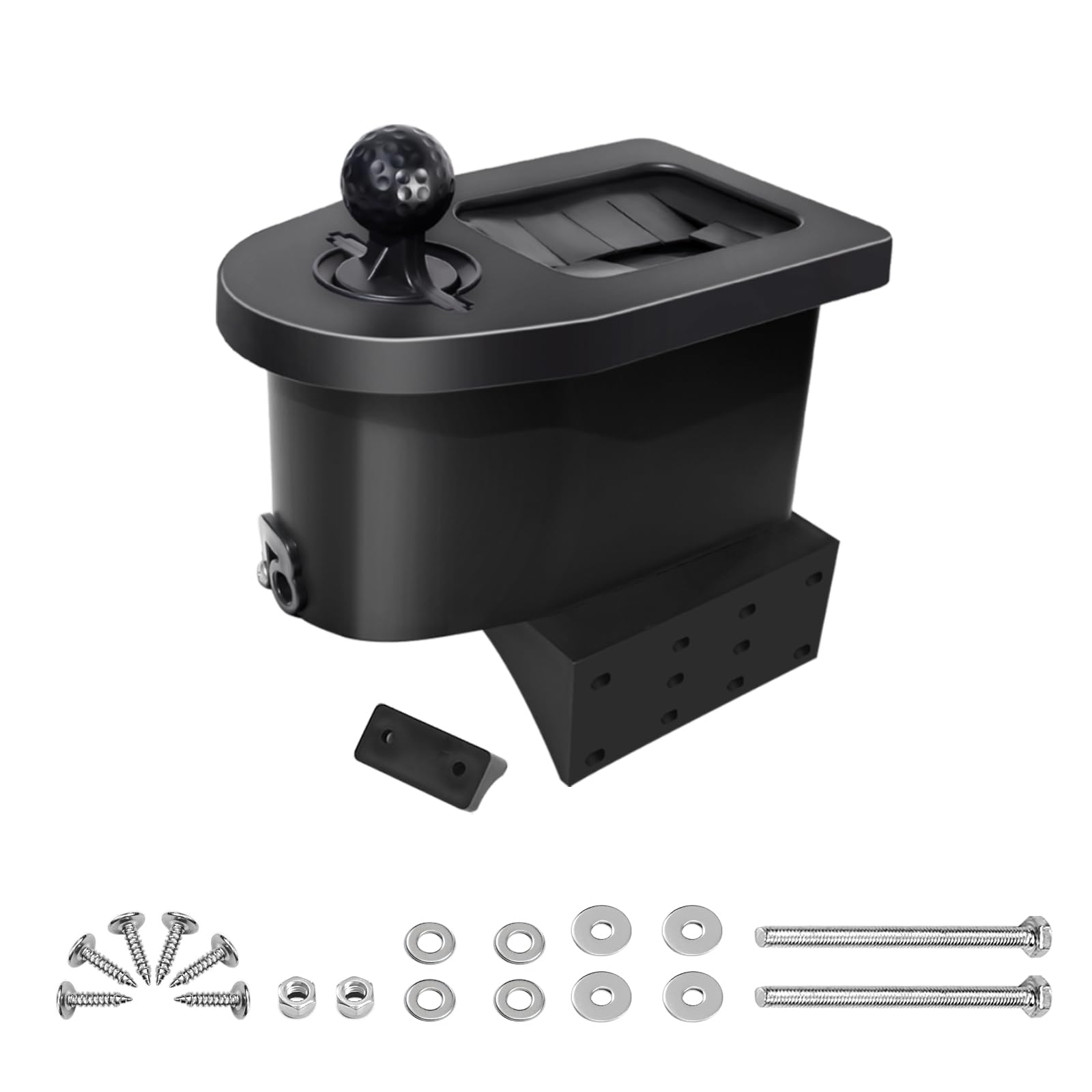 Orle Oko Golf Cart Ball Washer and Club Cleaner Kit with Side Bracket, Golf Ball Washer Cleaner for EZGO, Club Car, Yamaha, Advanced EV, Star EV, Universal & Detachable