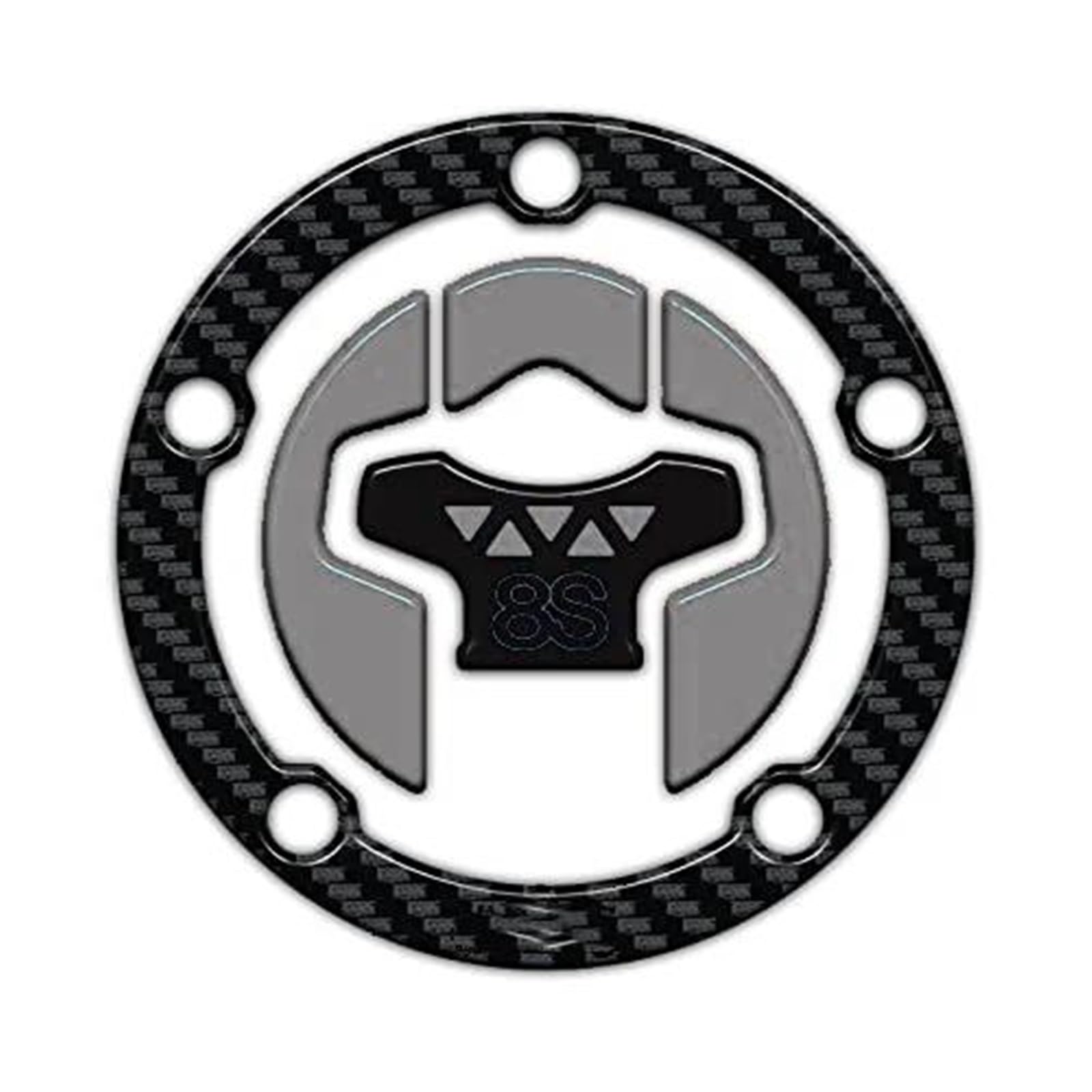 Csspdm Style 2 Motorcycle Accessories Carbon Fiber Fuel Tank Sticker Cap Decal For Suzuki Gsx 8S 2023(Style 2)