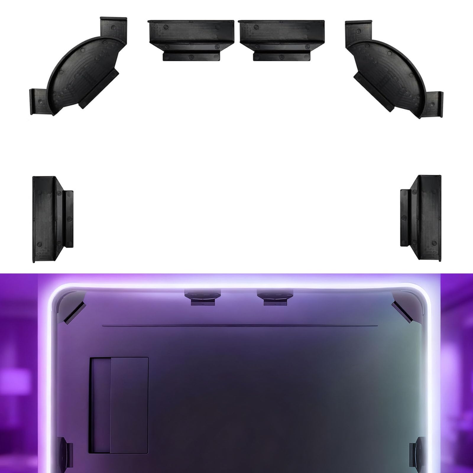 Amazon.com: Brackets Set for Philips Hue Play Gradient Light Strip