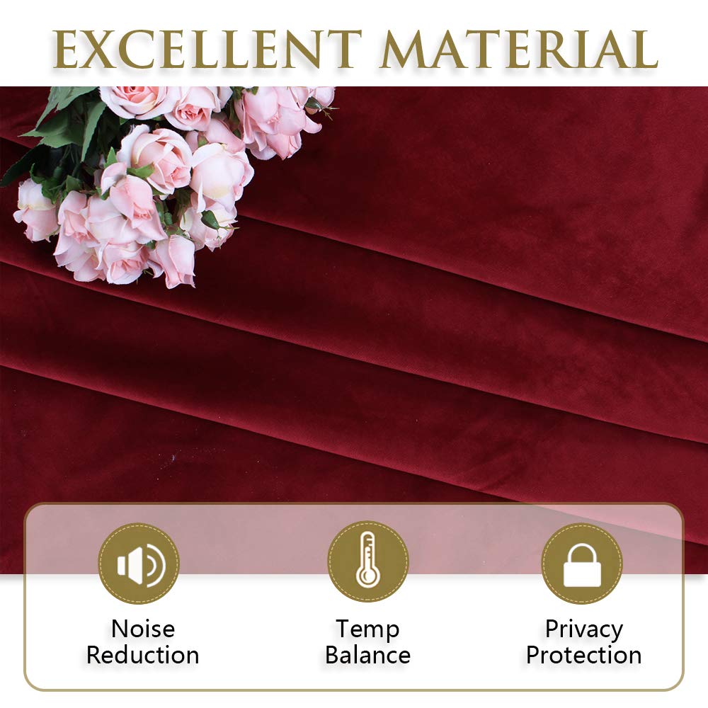 StangH Theater Velvet Curtains Red - Image 4