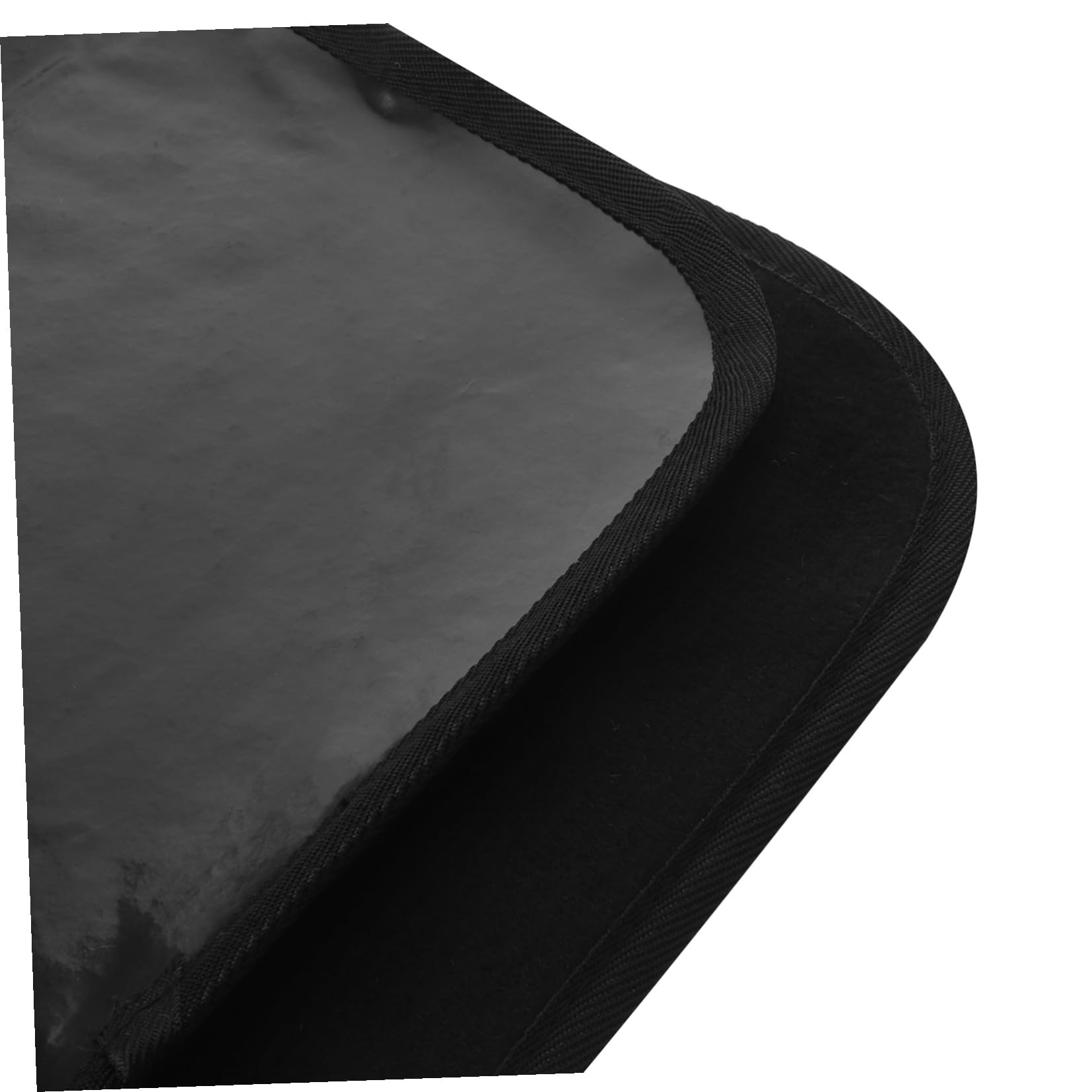 KOMBIUDA Tappeto in Poliestere Mezza Forma Ignifugo Resistente All'usura e Facile da Pulire, Protezione Pavimento L'inverno per Stufa a Legna in Casa