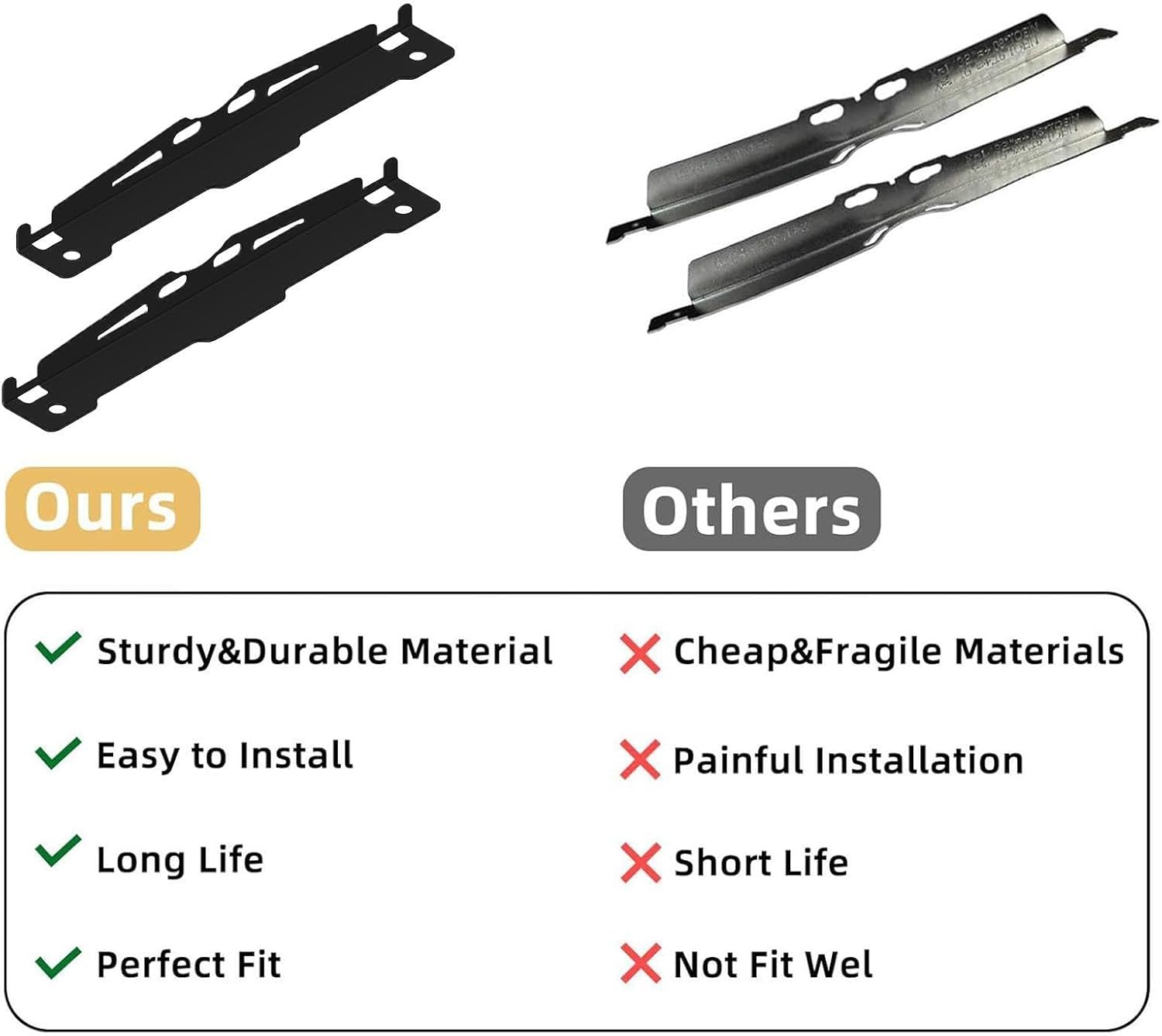 Front End Alignment Tool - Camber Alignment Plates | Stainless Steel Measuring Kit Heavy Duty Precision Design Adjustable Vehicle Setup Tool for Car, RV, SUV, Trailer or Repair Maintenance