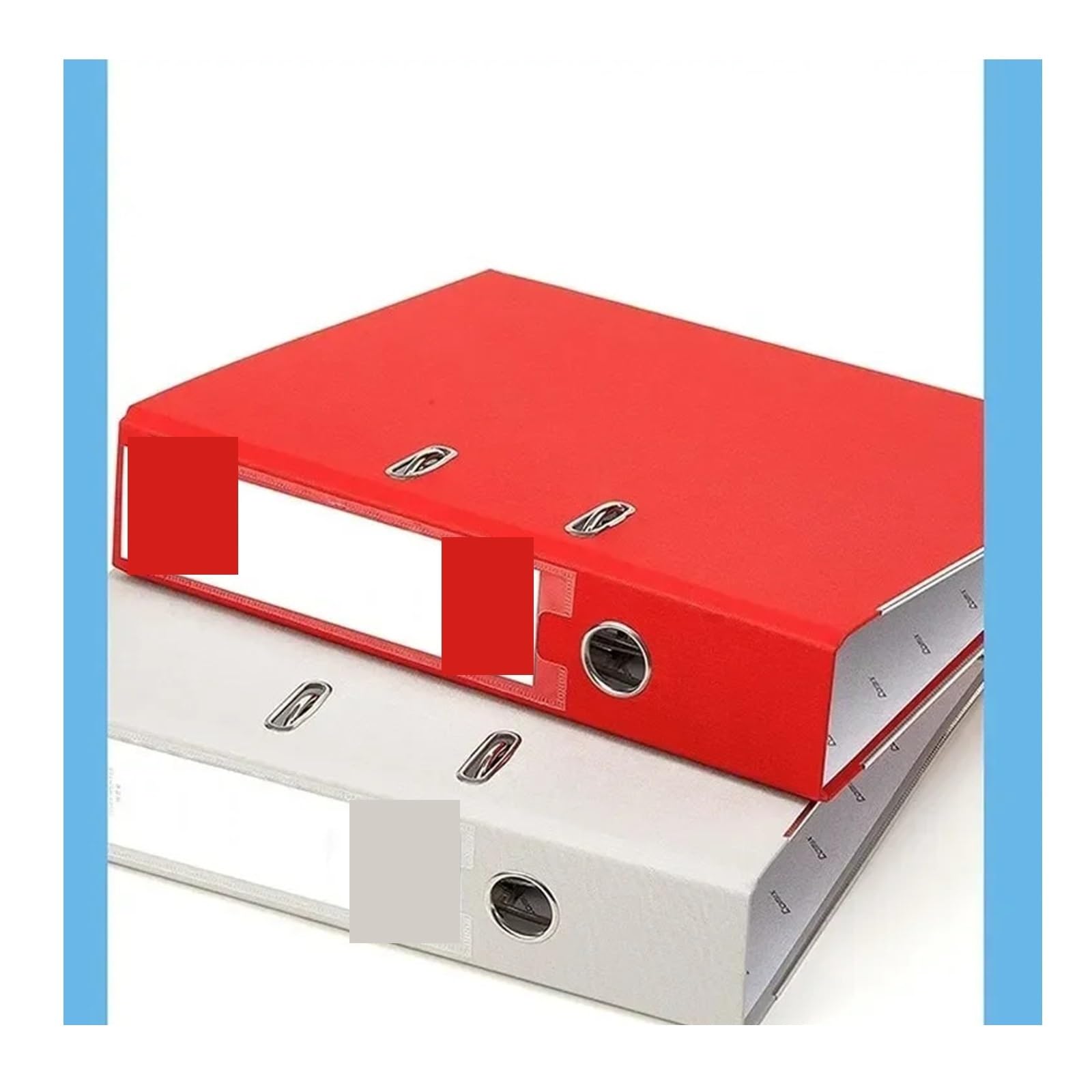 Carpeta de archivos con arco palanca A4 Multicolor, carpeta anillas grande, organizador documentos, suministros almacenamiento oficina, 2 uds Para Oficina