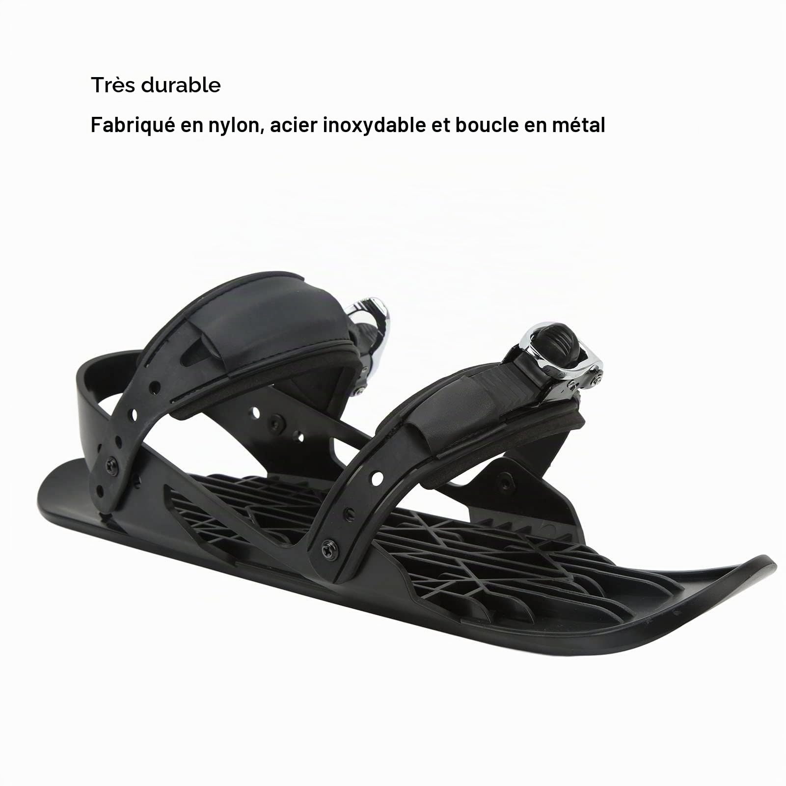 Focket Mini Patins de Ski Réglables pour la Neige, Chaussures d'Hiver, Skiboard