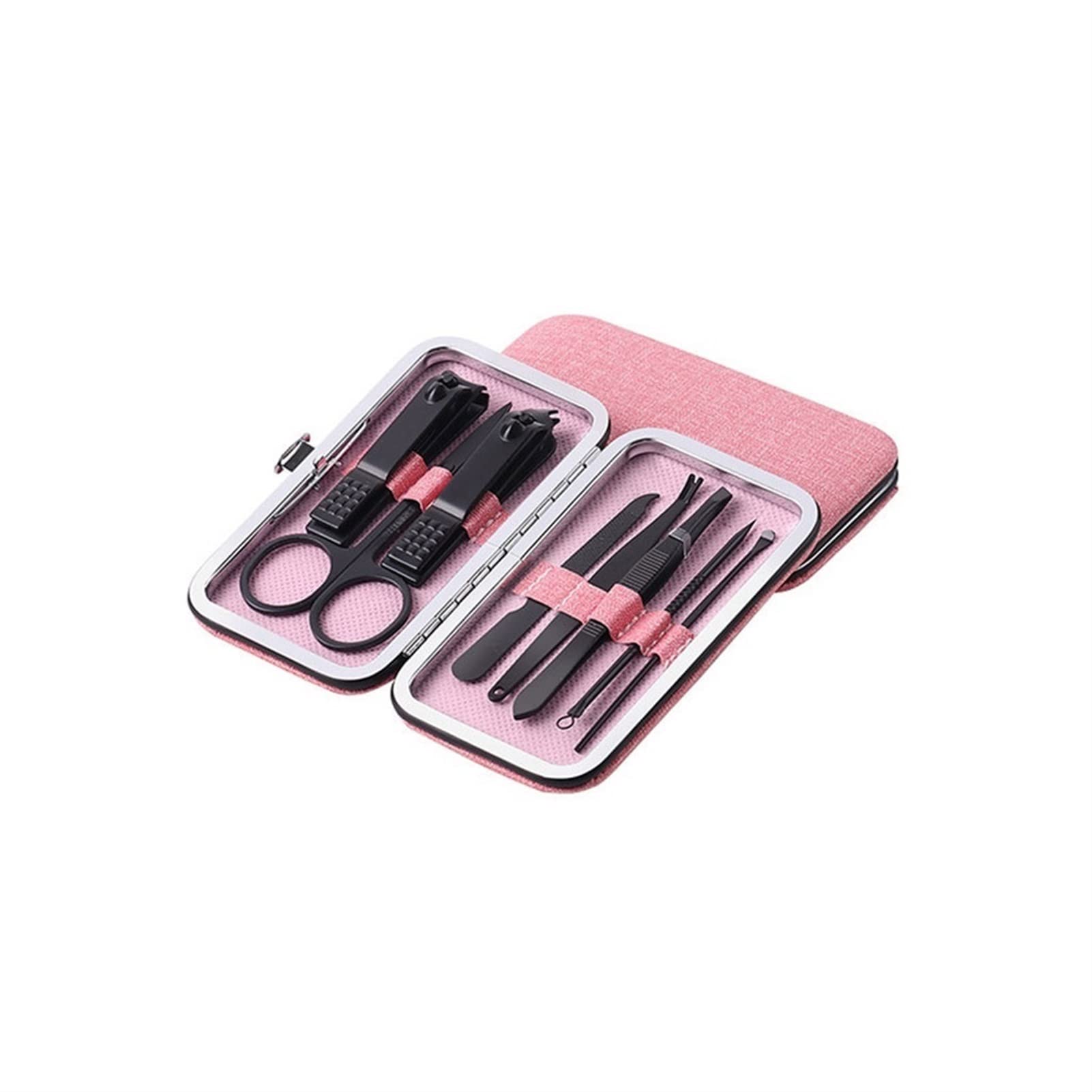 Zestaw do obcinania paznokci dla dorosłych Zestaw do manicure ze stali nierdzewnej Zestaw do higieny osobistej Zestaw do pedicure Zestaw kosmetyczny (zestaw 8-częściowy) (kolor: B) (A)