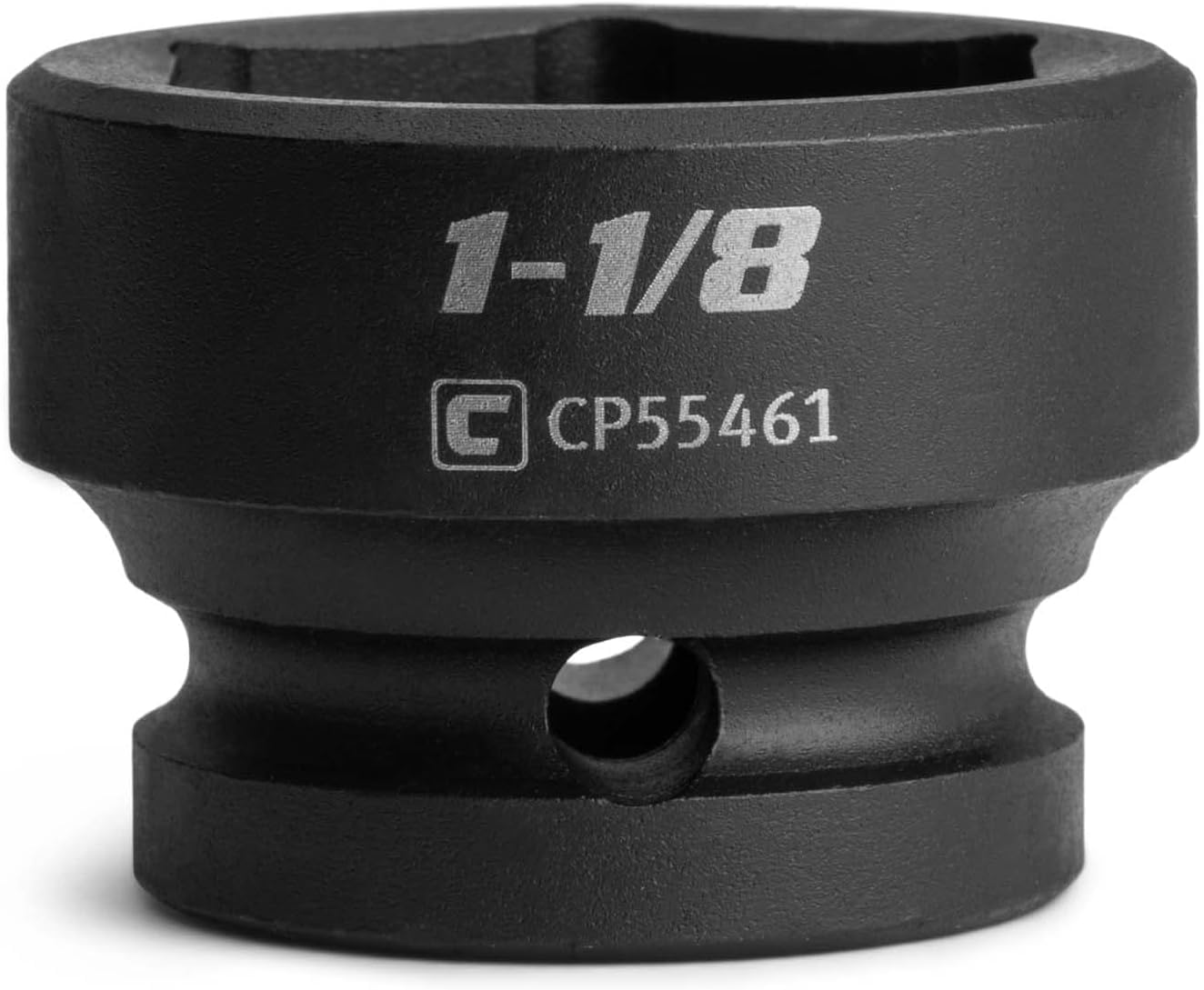 Capri Tools 1-1/8 in. Stubby Impact Socket, 1/2 in. Drive, 6-Point, SAE (Pack of 5)